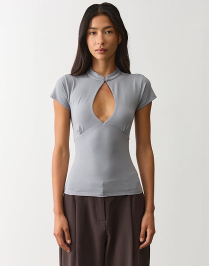 Keyhole Cut Out Top