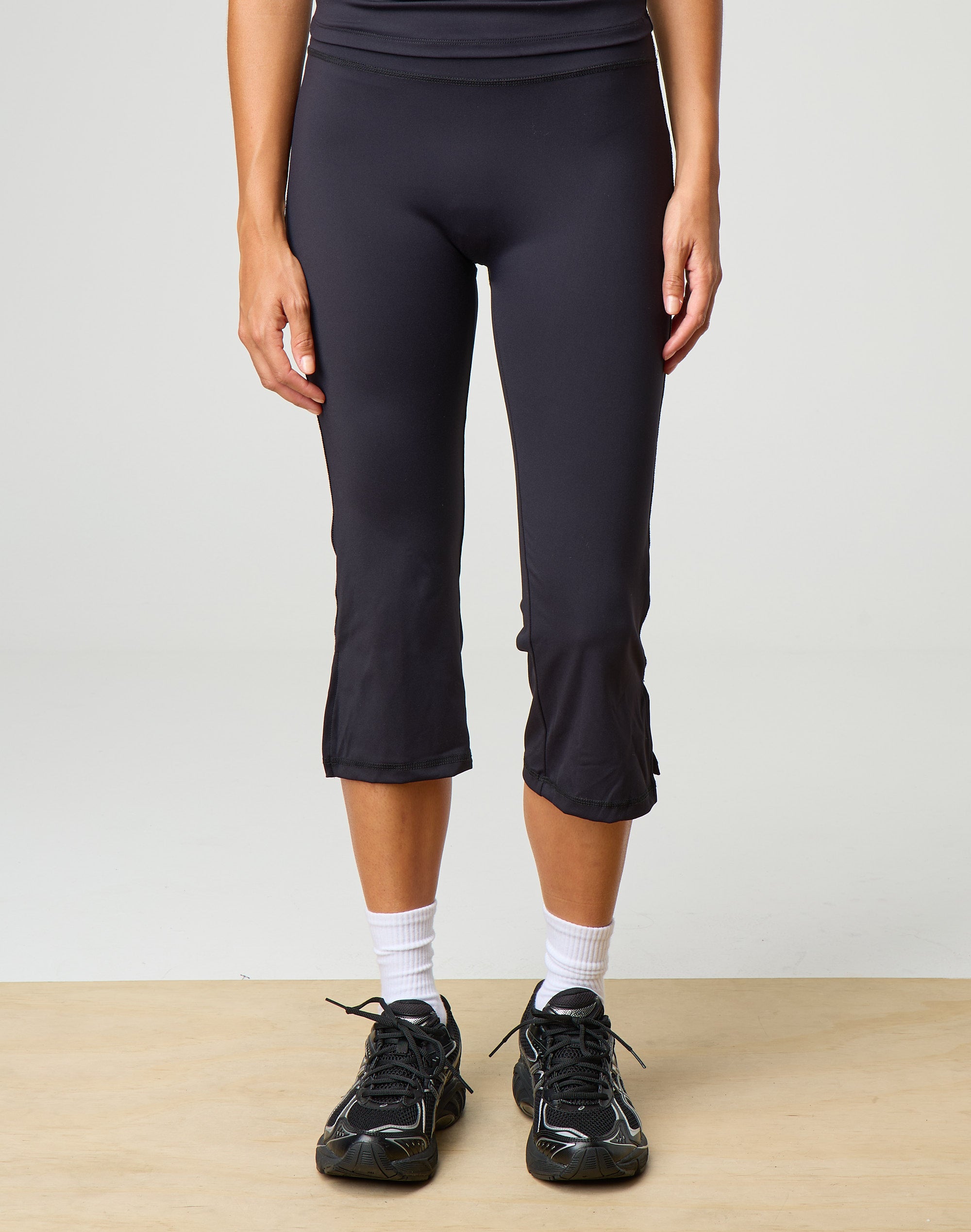 Three Quarter Active Leggings in Black | Glassons AU