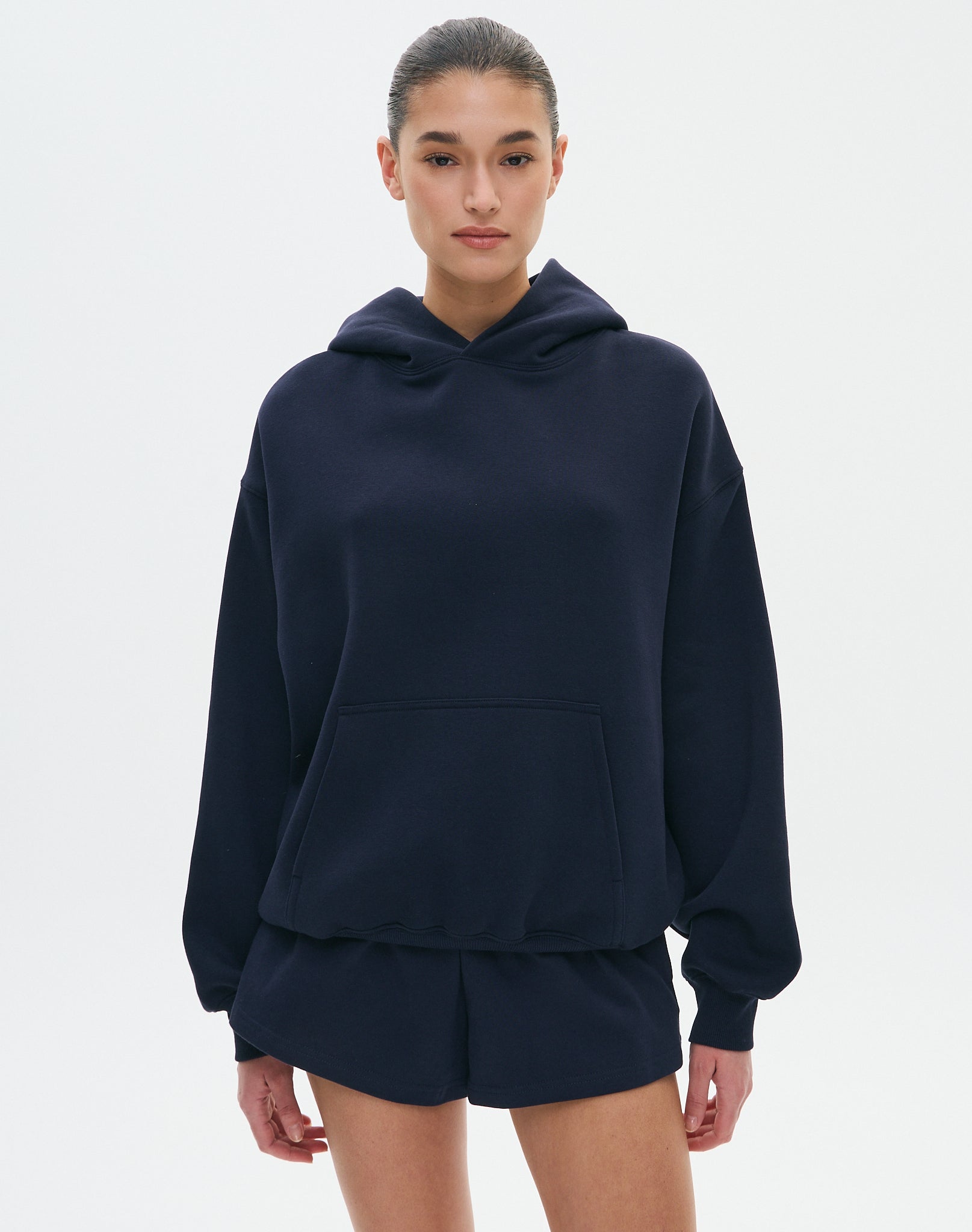Oversized Hoodie in Navy Blazer | Glassons US