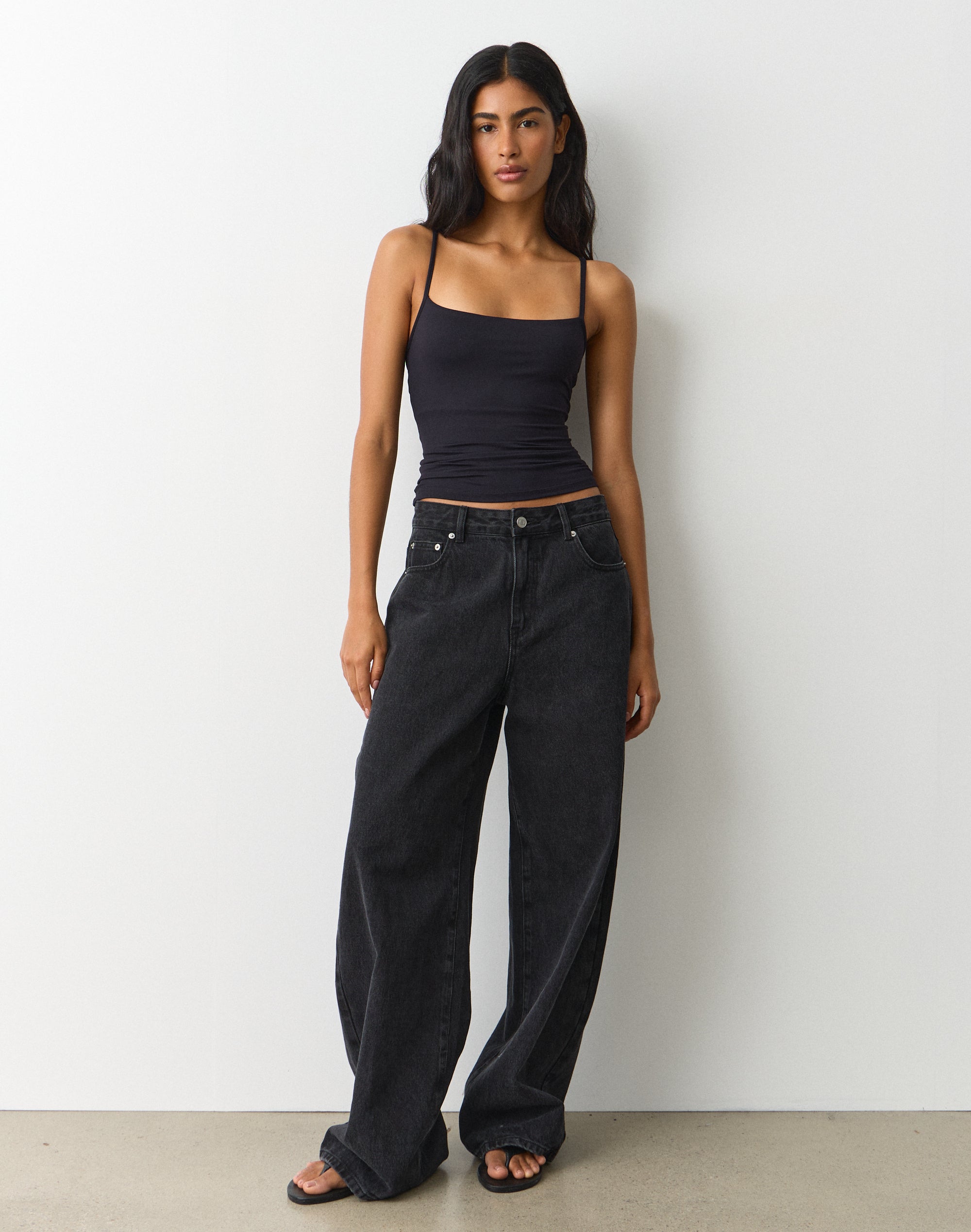 トップス SALSATION Y16Asymmetric Draped Tank Asymmetric Draped Tank | Salsation Wear – Salsation Limited