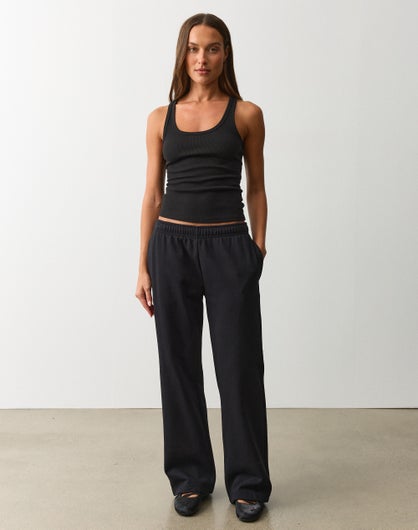 Relaxed Straight Leg Sweatpant