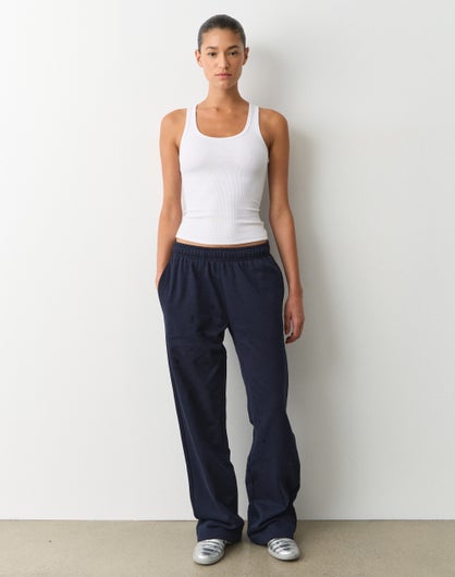 Relaxed Straight Leg Sweatpant