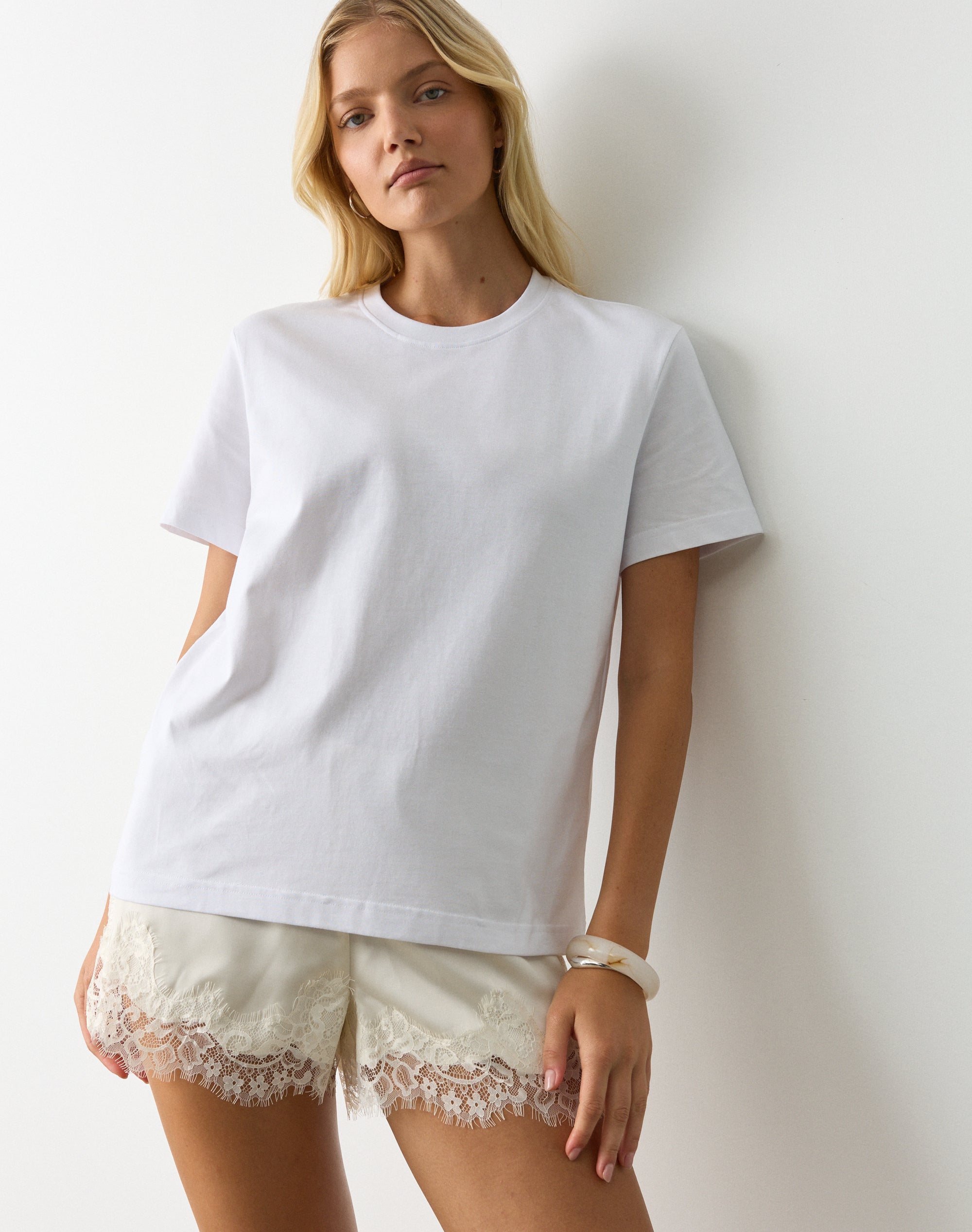トップス GLASS FACE TEE - WHITE nita-boxy-tee-white-1-