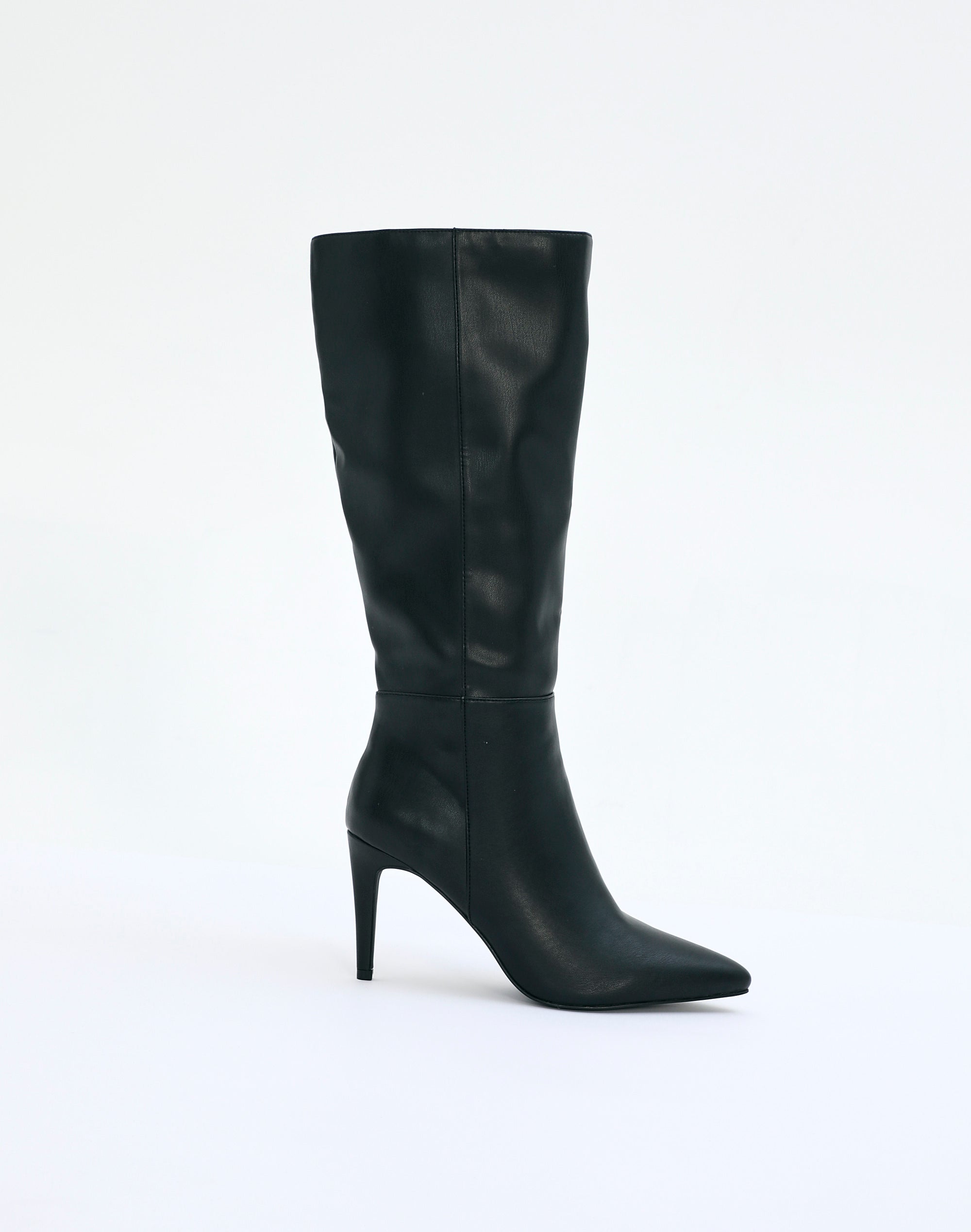 Knee High Faux Leather Boot