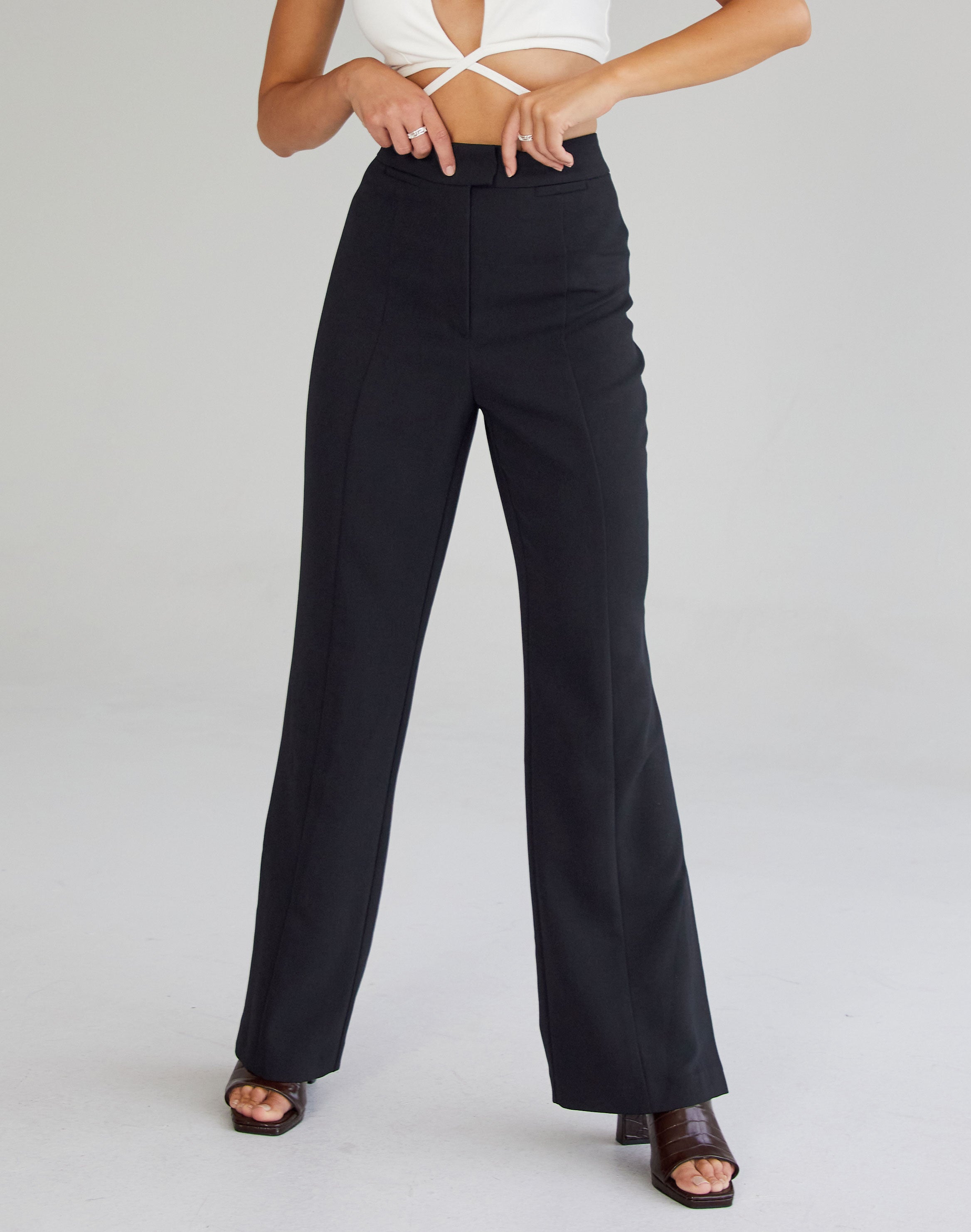 Wide leg pants glassons Clearance