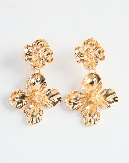 Cute Drop Flower Statement Earrings main image 1
