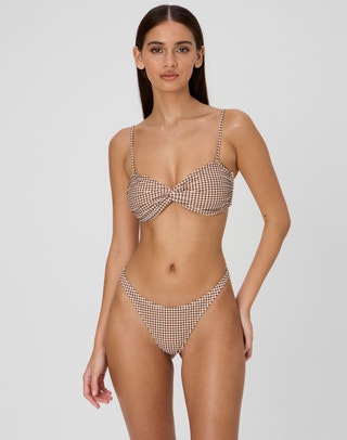 Sand Beige Underwire Bikini Top, Balconette