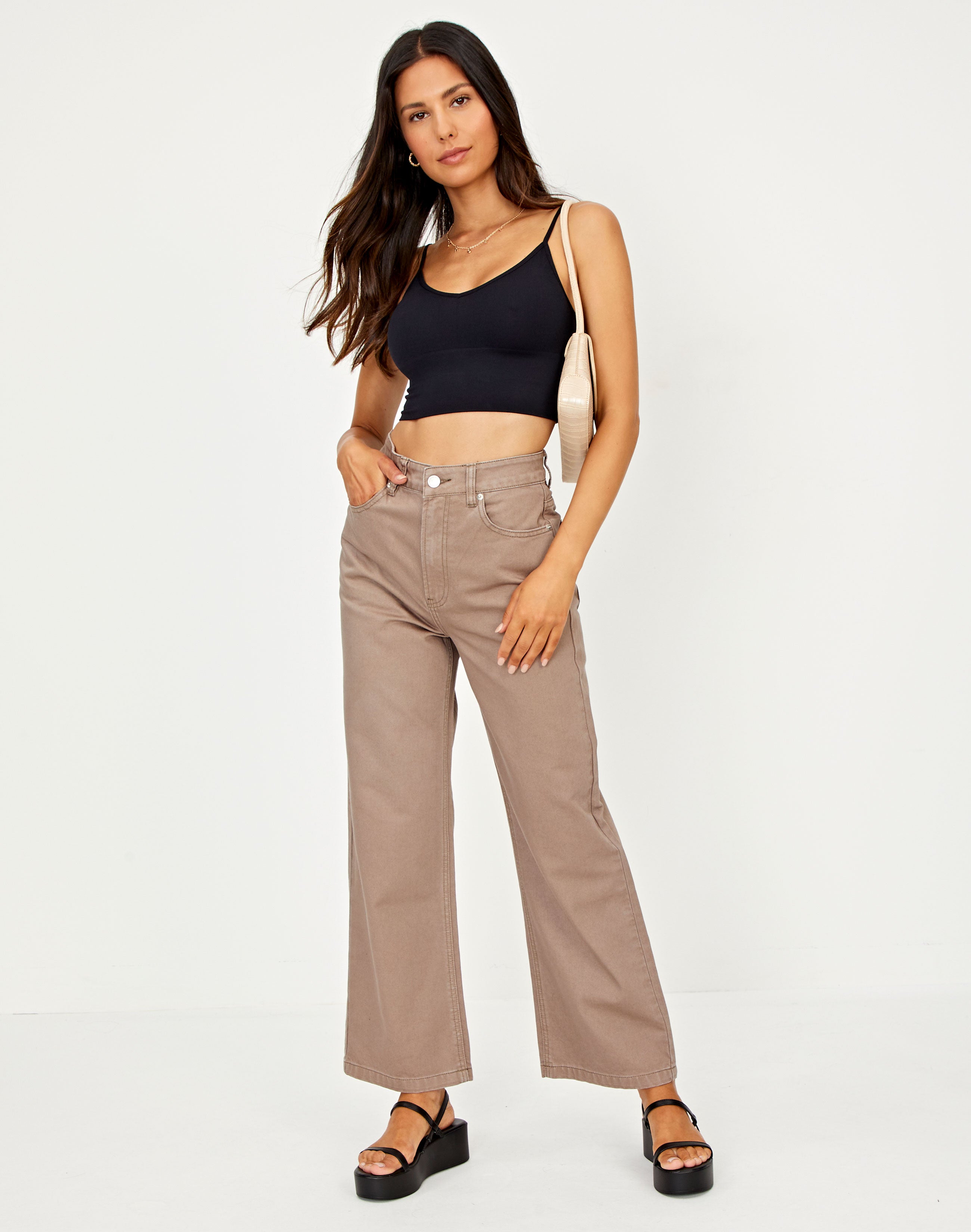 Brown jeans glassons Clearance