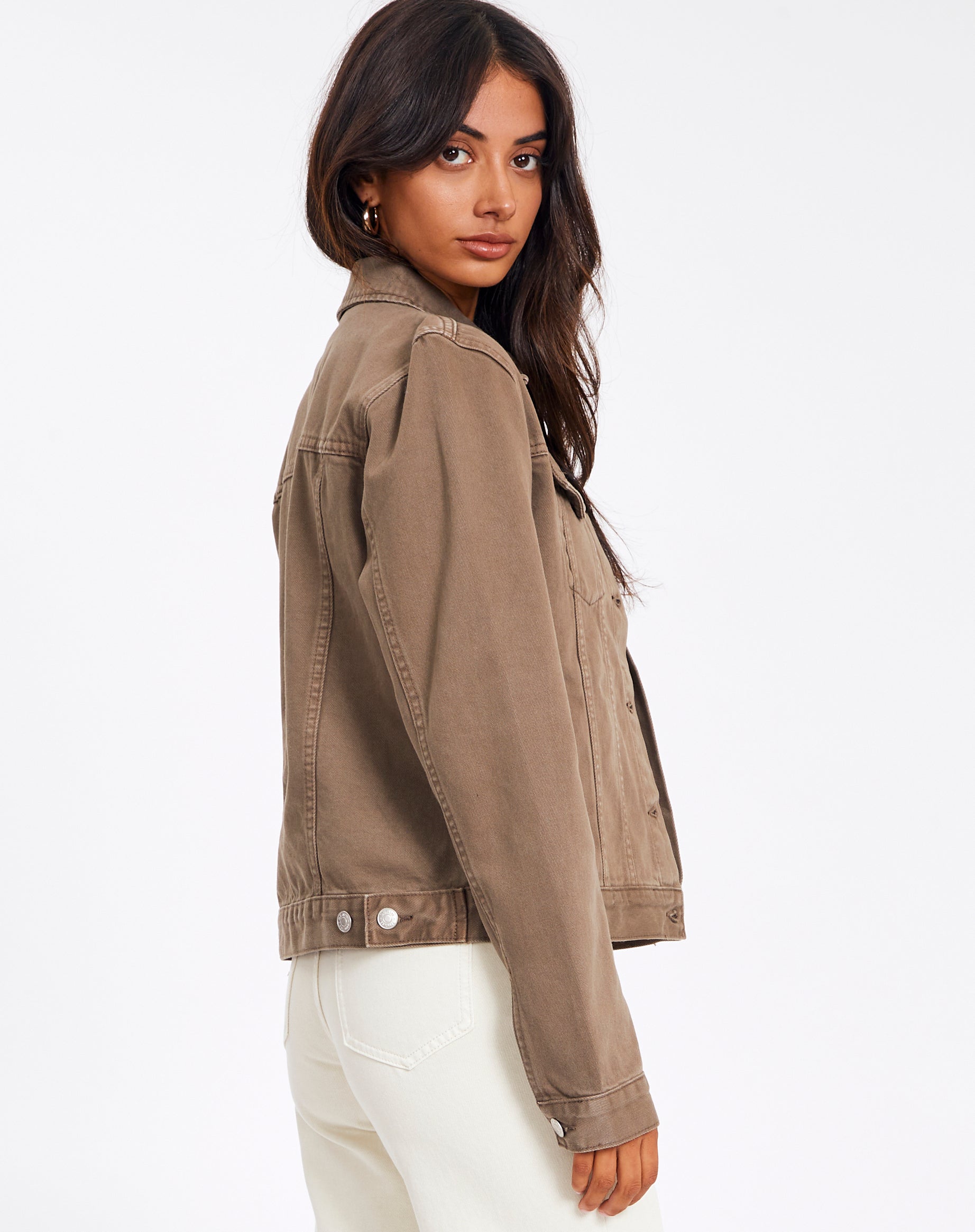 Recycled Cotton Classic Denim Jacket in 