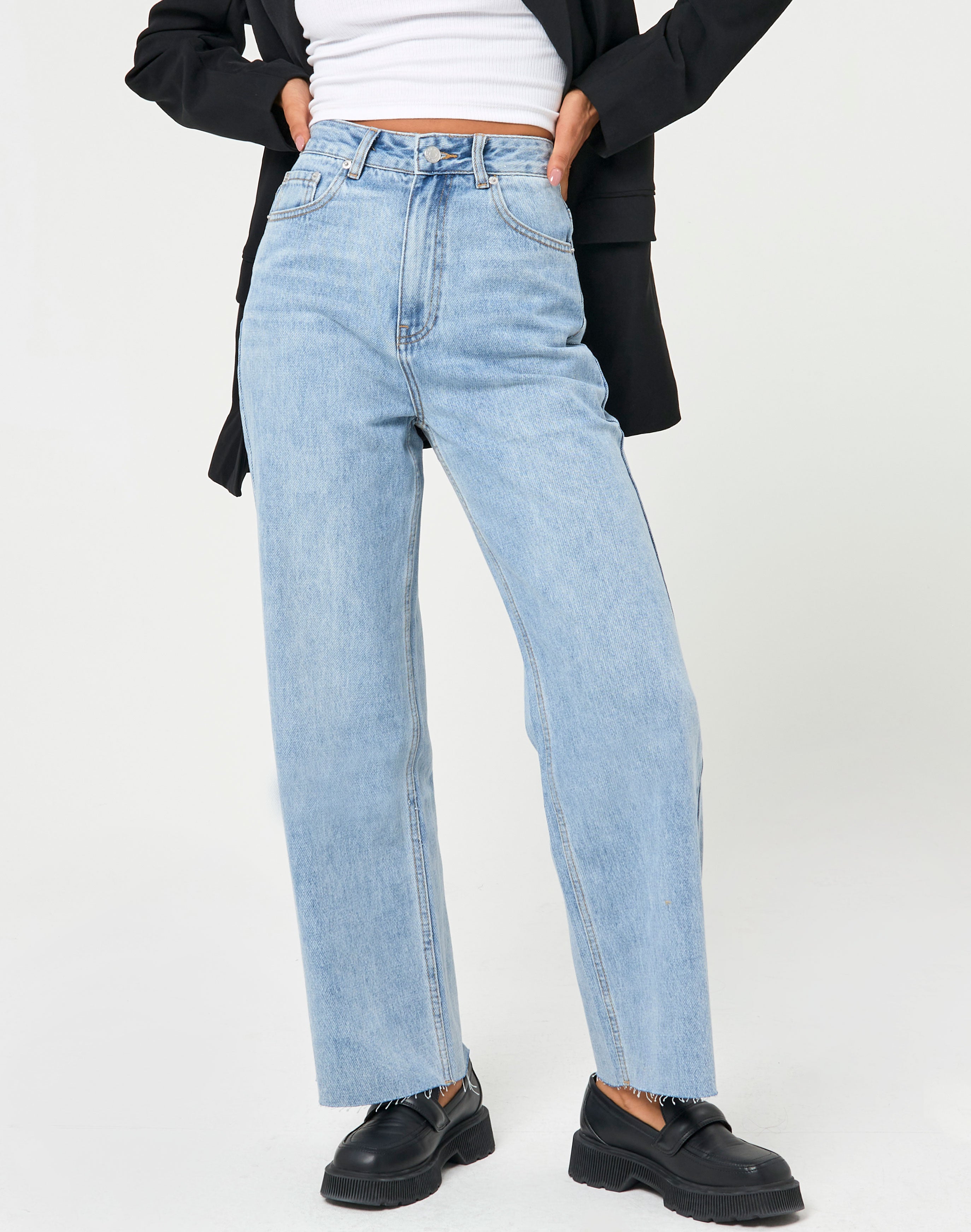 Recycled Super High Rise Cropped Jean