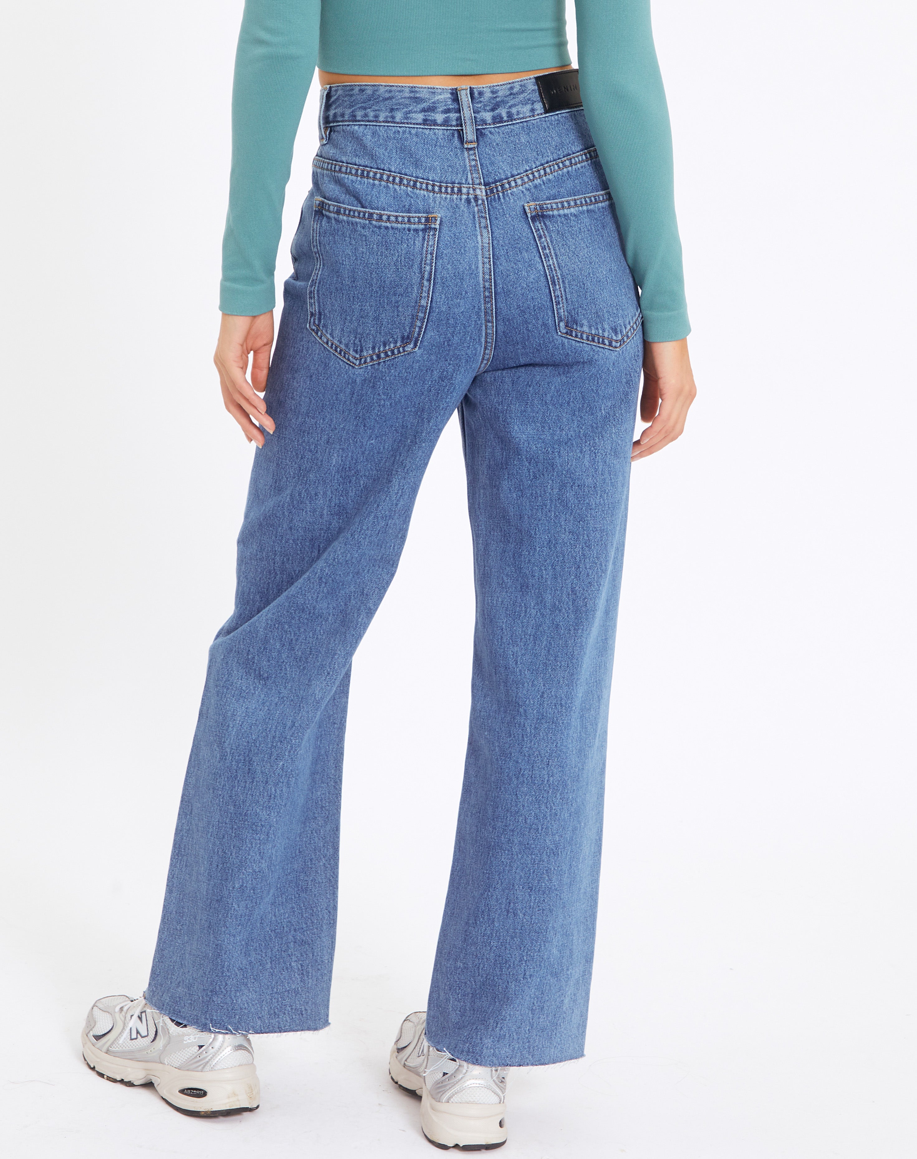 Recycled Super High Rise Cropped Jean 