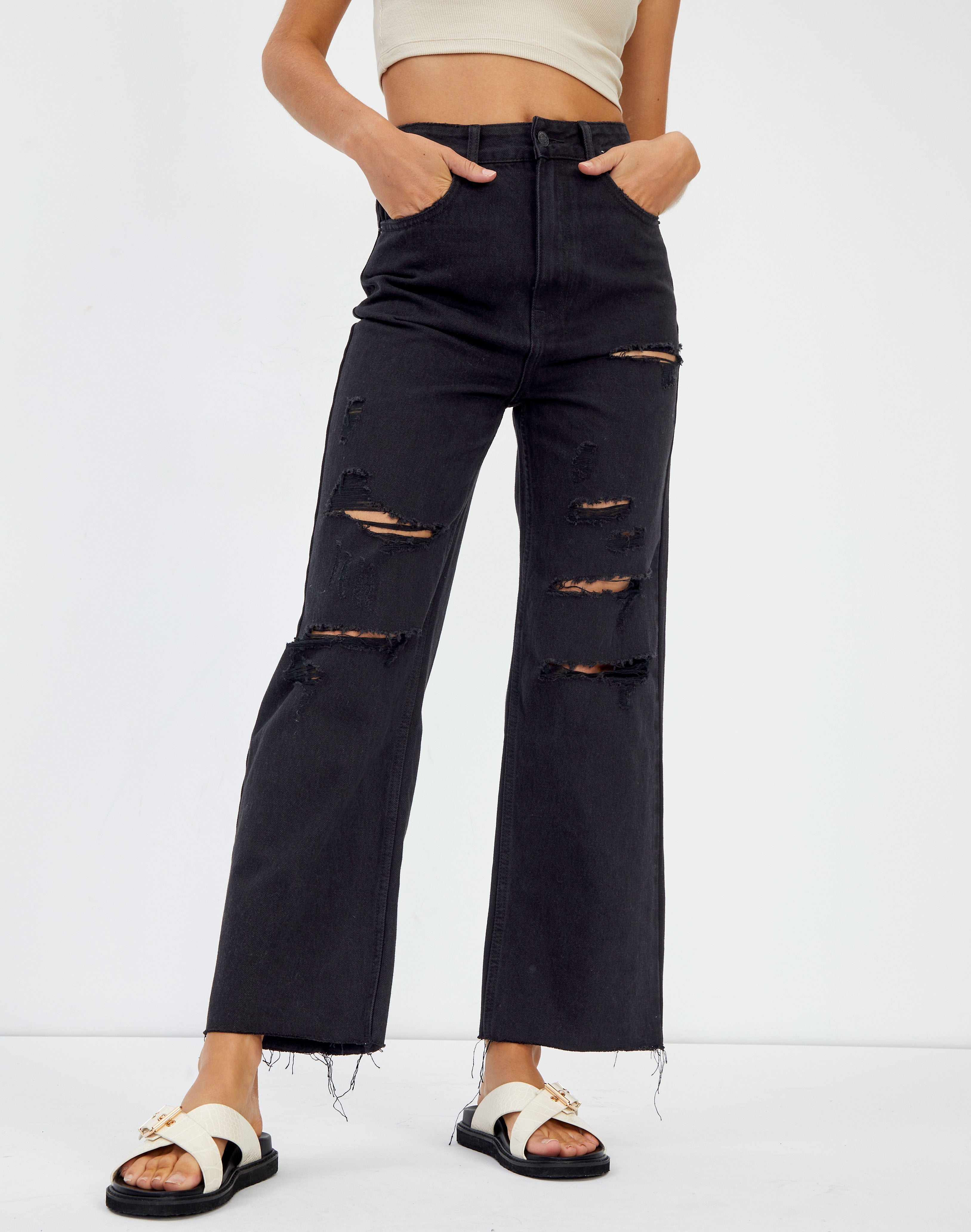 Ripped Jeans for Women | Distressed 