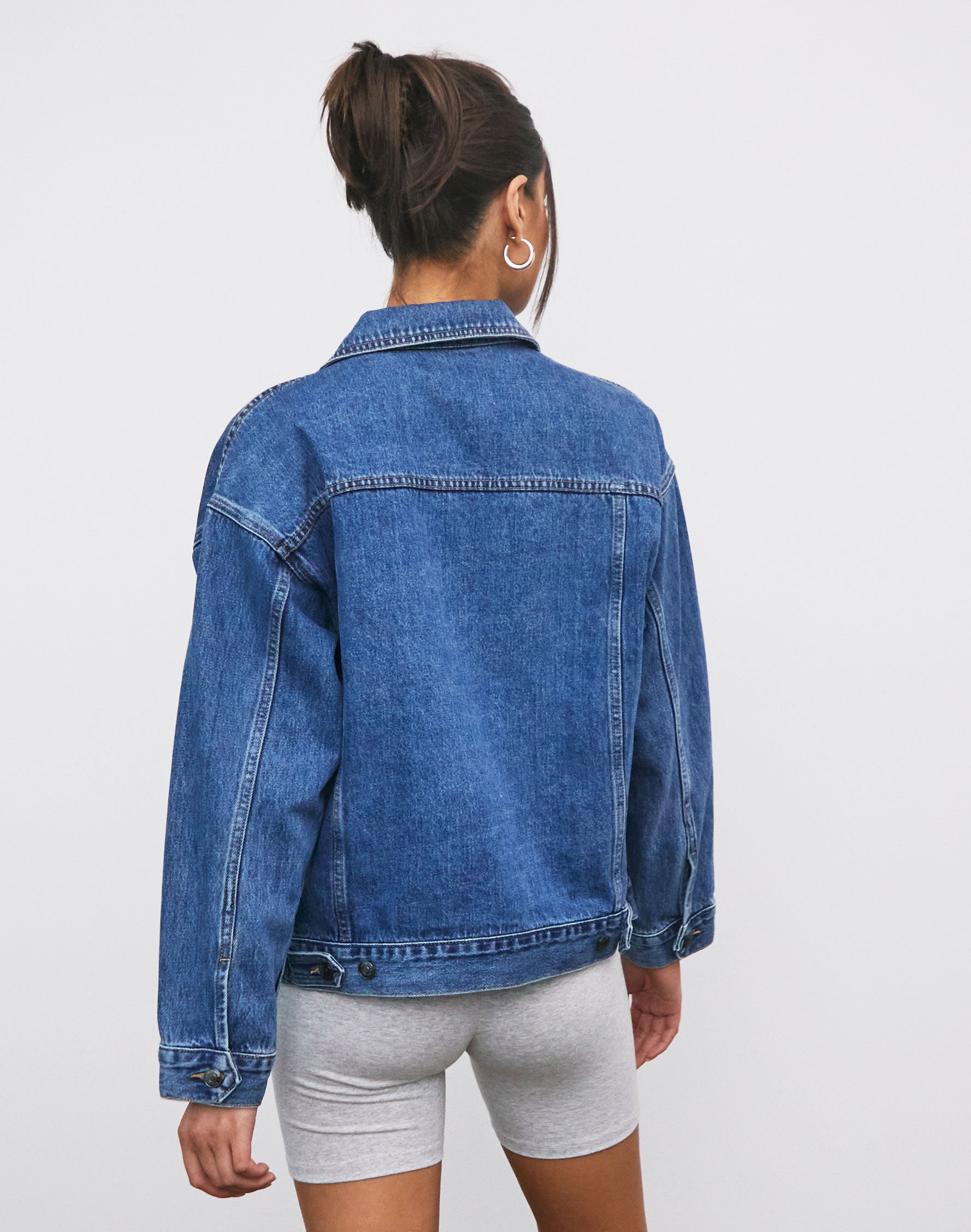 glassons oversized denim jacket