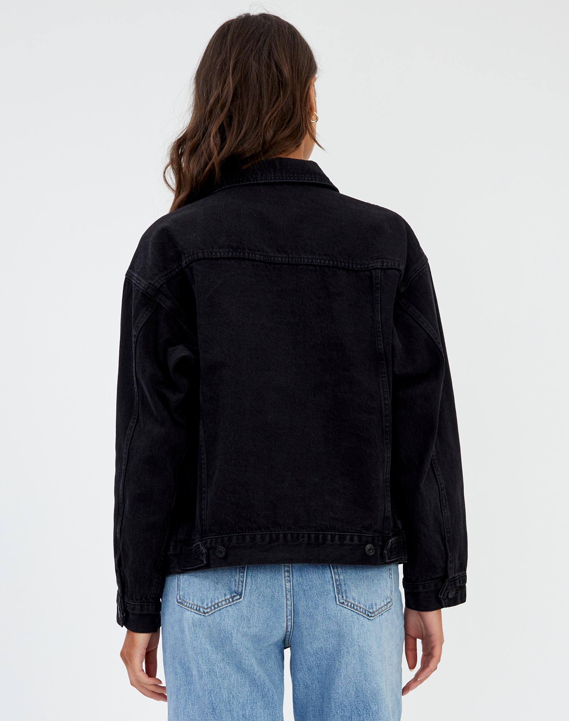 glassons black denim jacket