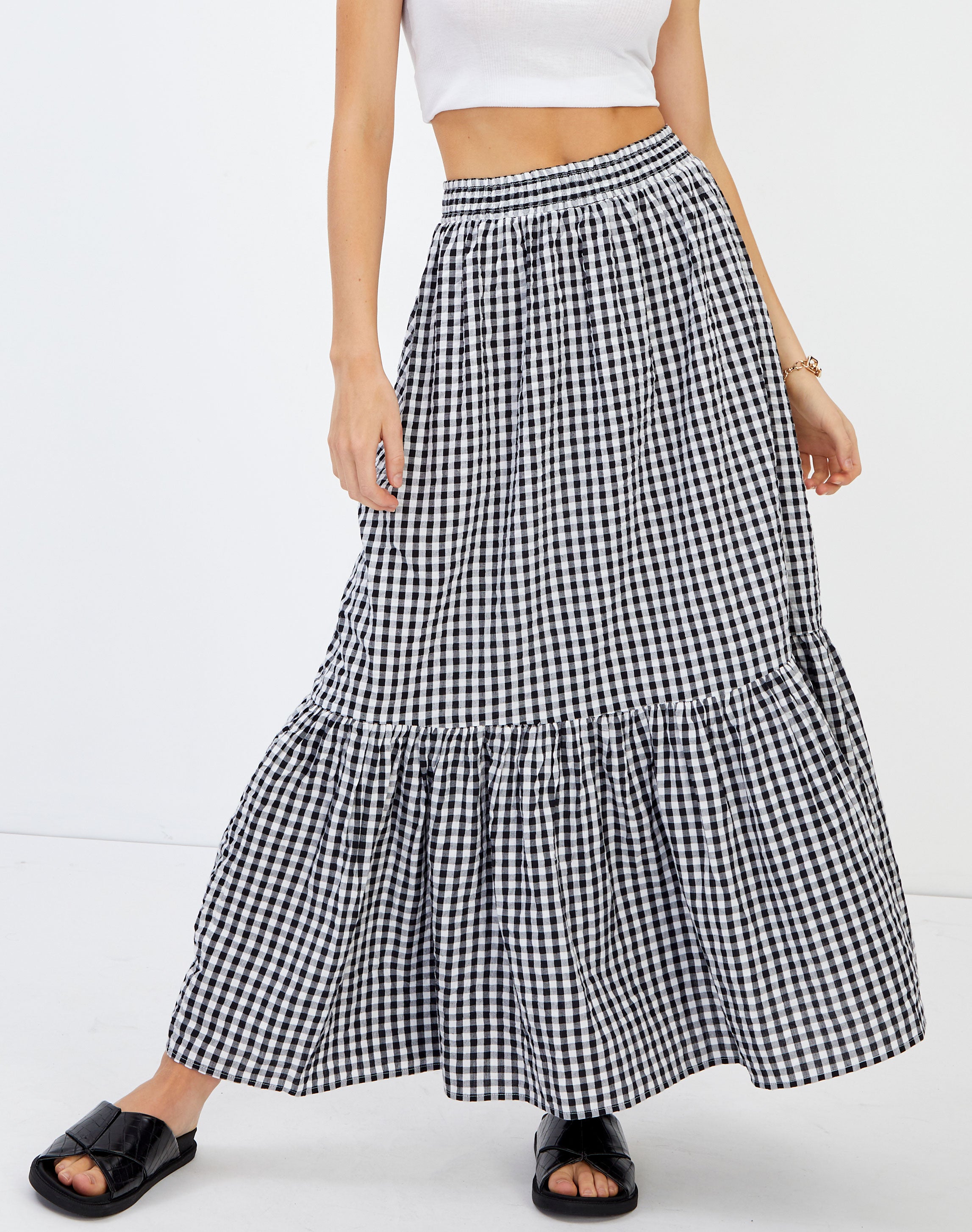 cheap gingham skirts
