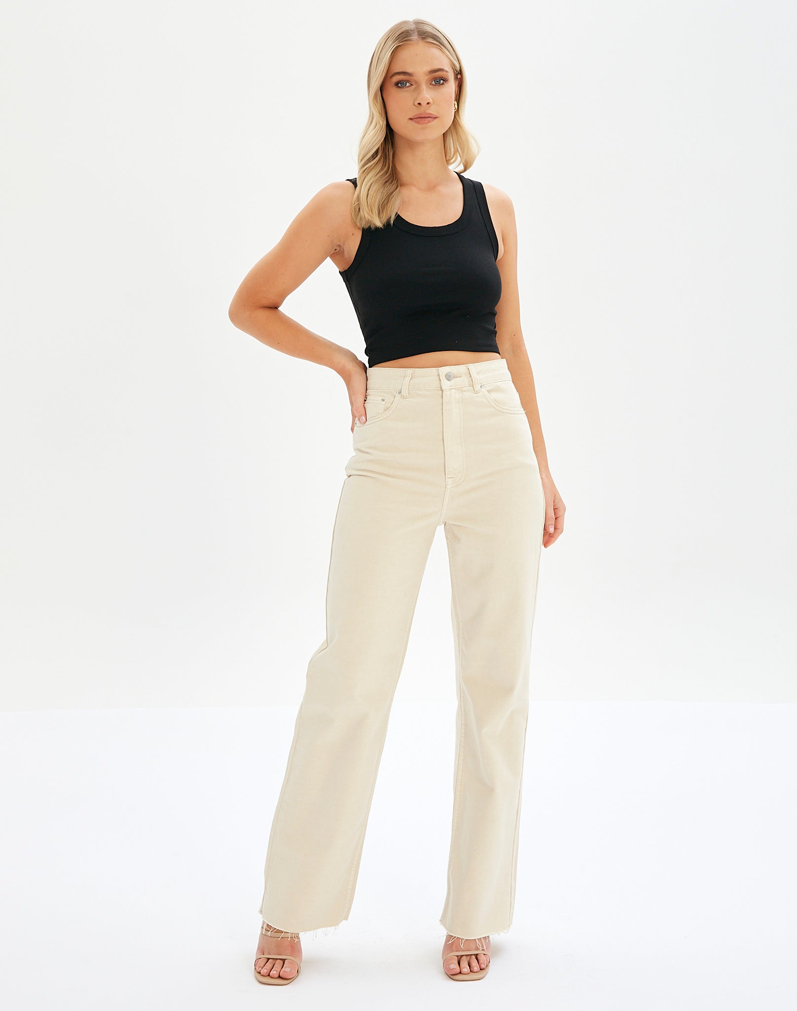 Recycled Relaxed Straight Leg Jean in 