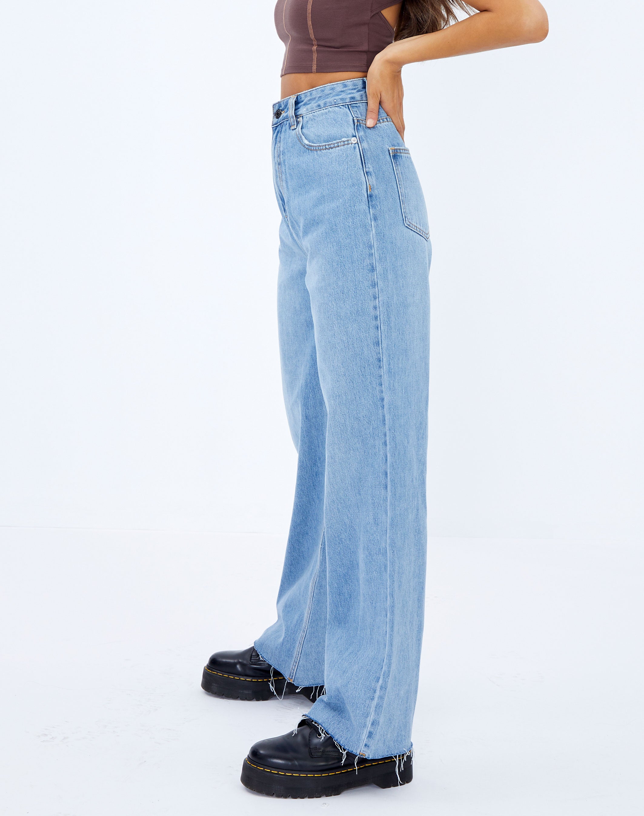 Recycled Relaxed Straight Leg Jean in 