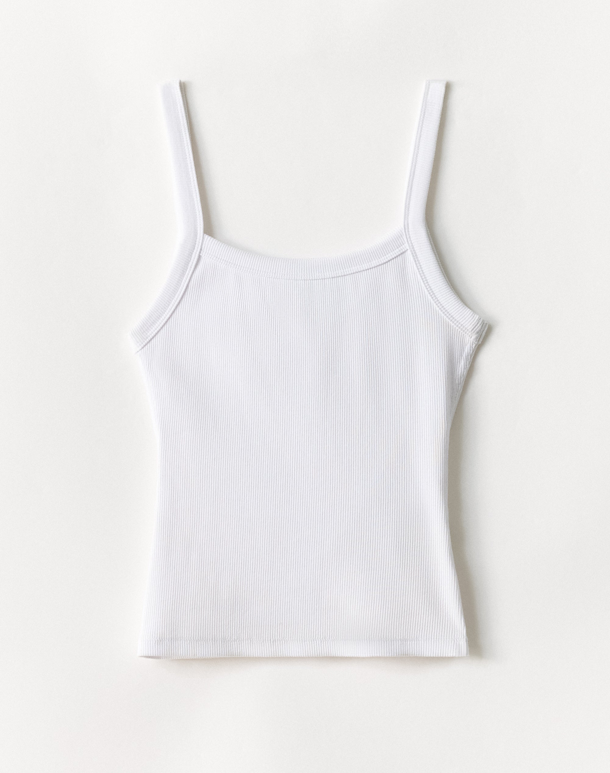 Rib Tank Top in White Glassons AU