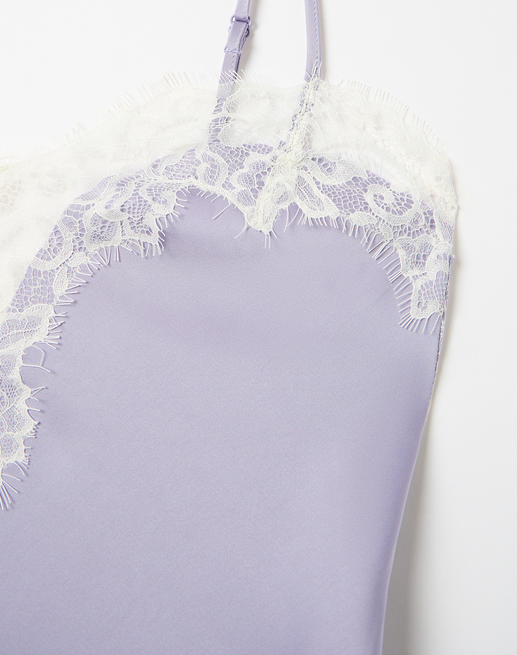Satin Lace Cami Top in Lilac X Caribbean | Glassons US