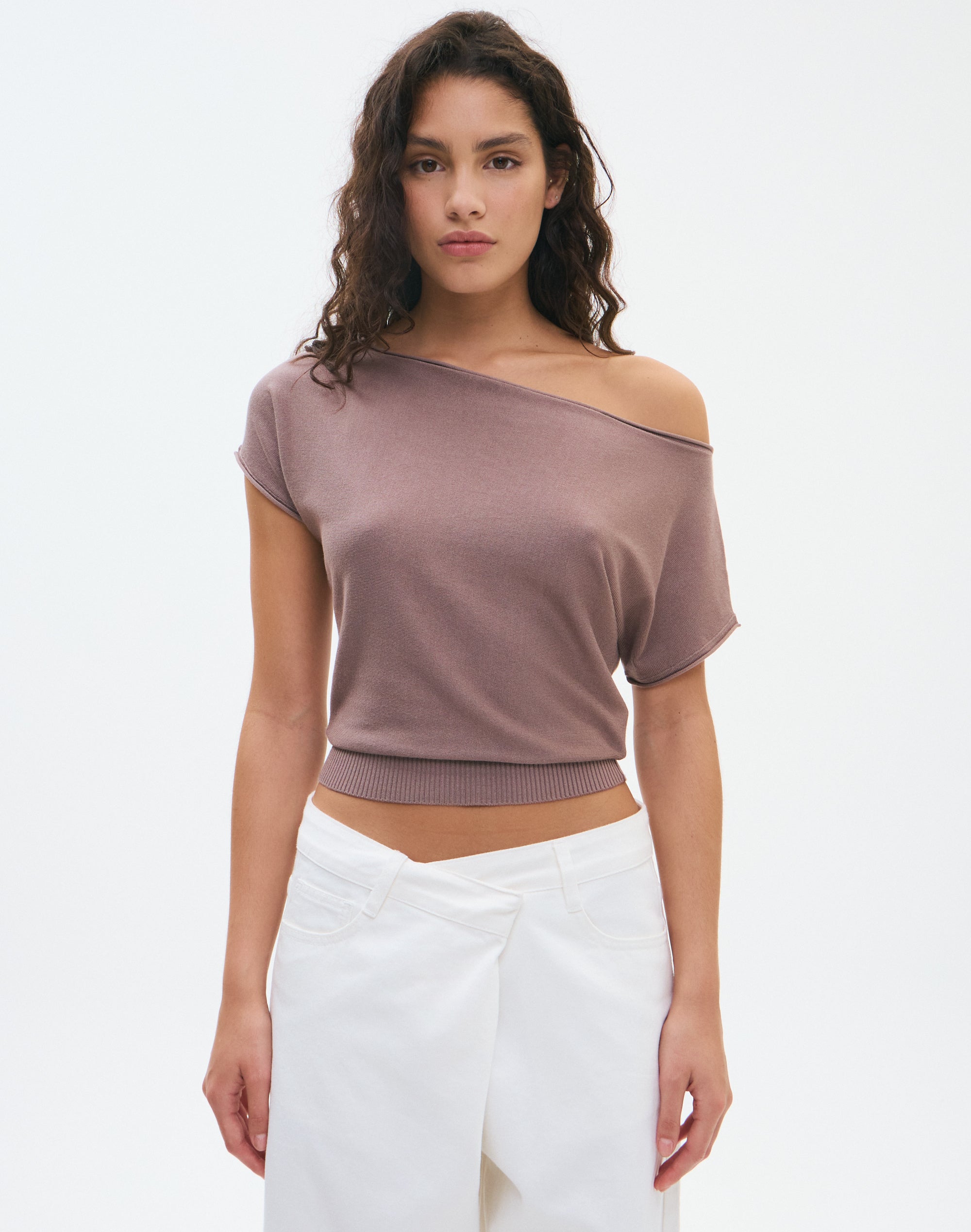 Off Shoulder Knit Top Off Shoulder Knit Top