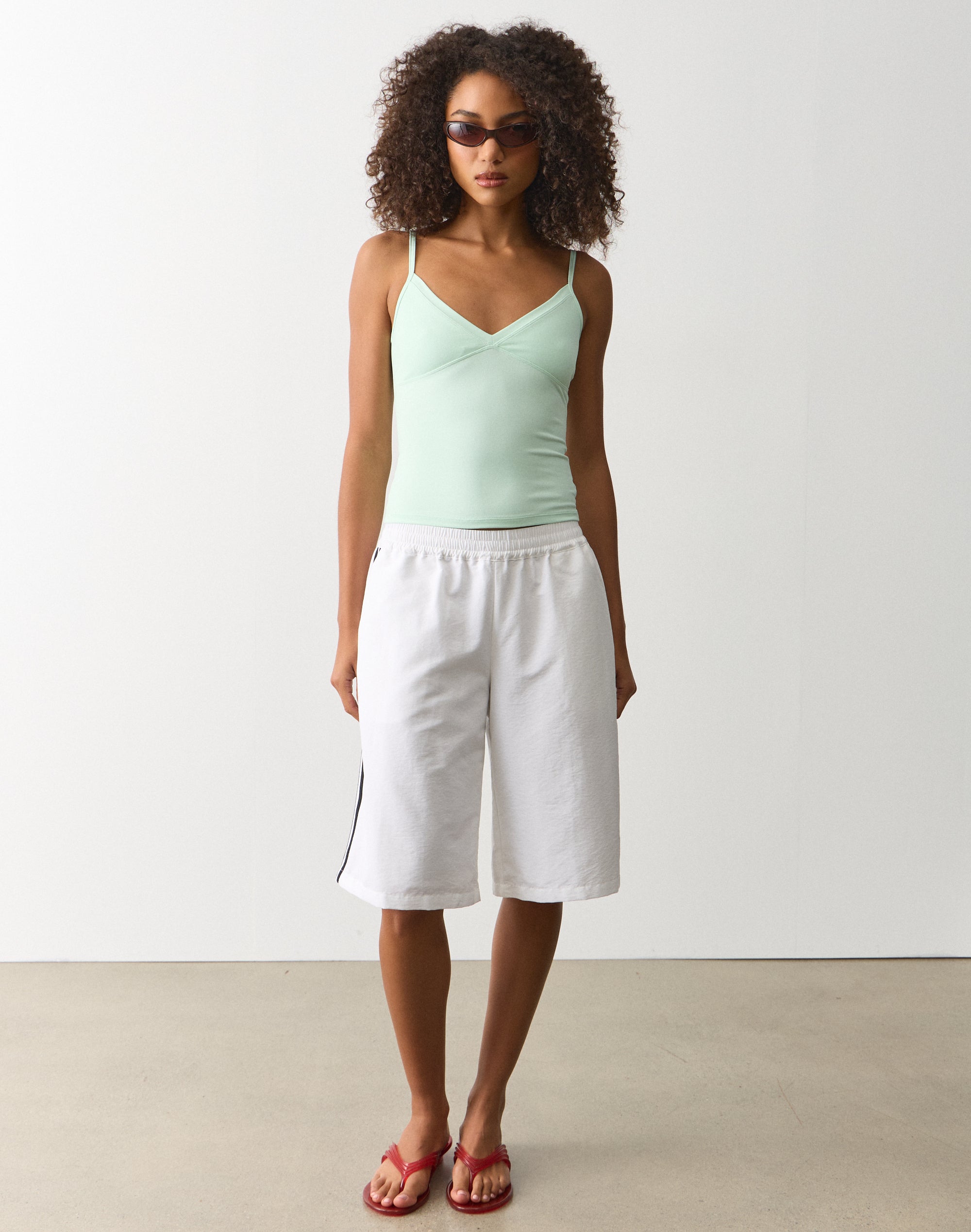 Soft Sculpt Thin Strap Tank in Mintini | Glassons US