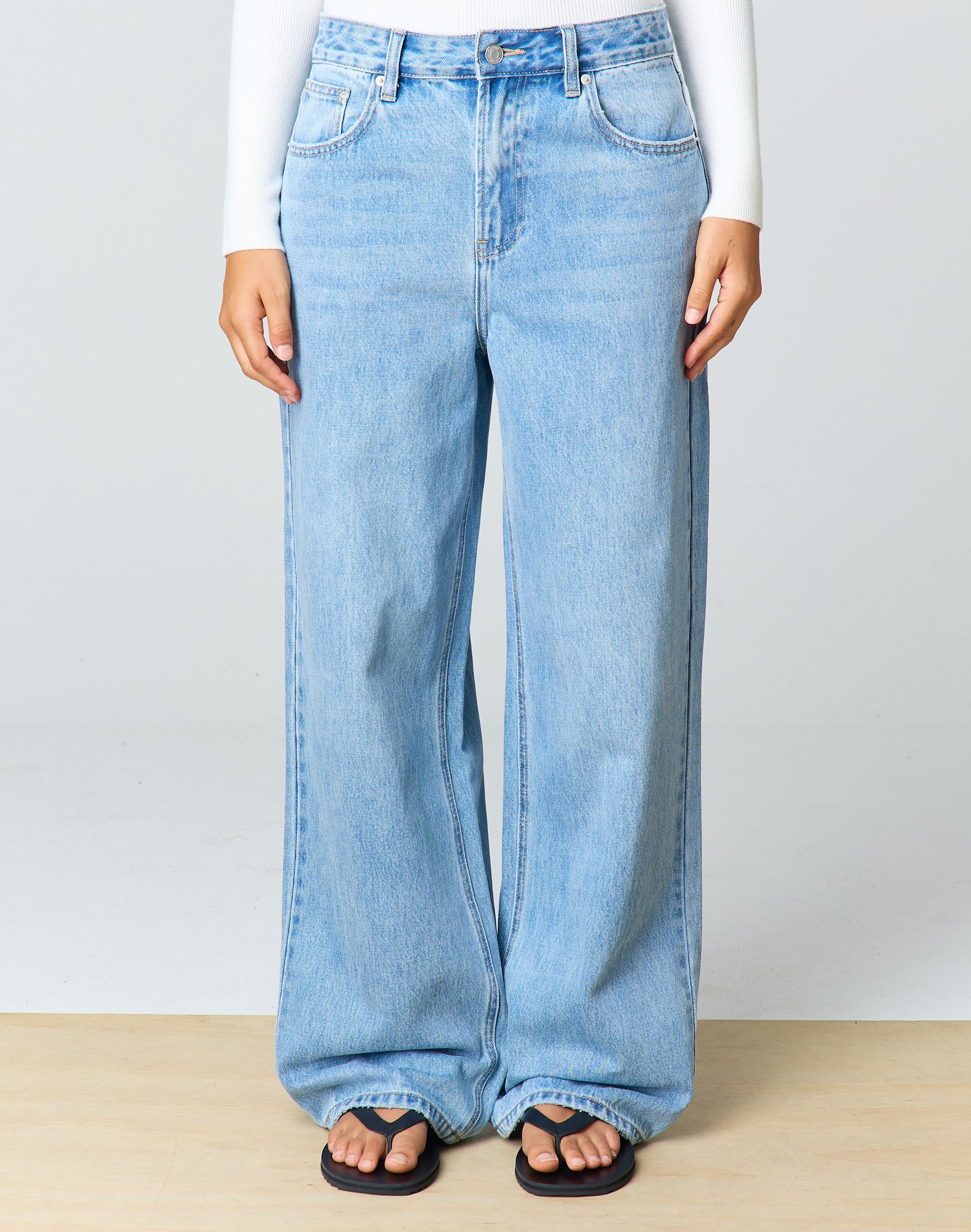 Women's Mid Rise Jeans | Shop Baggy, Wide Leg, Straight Leg US