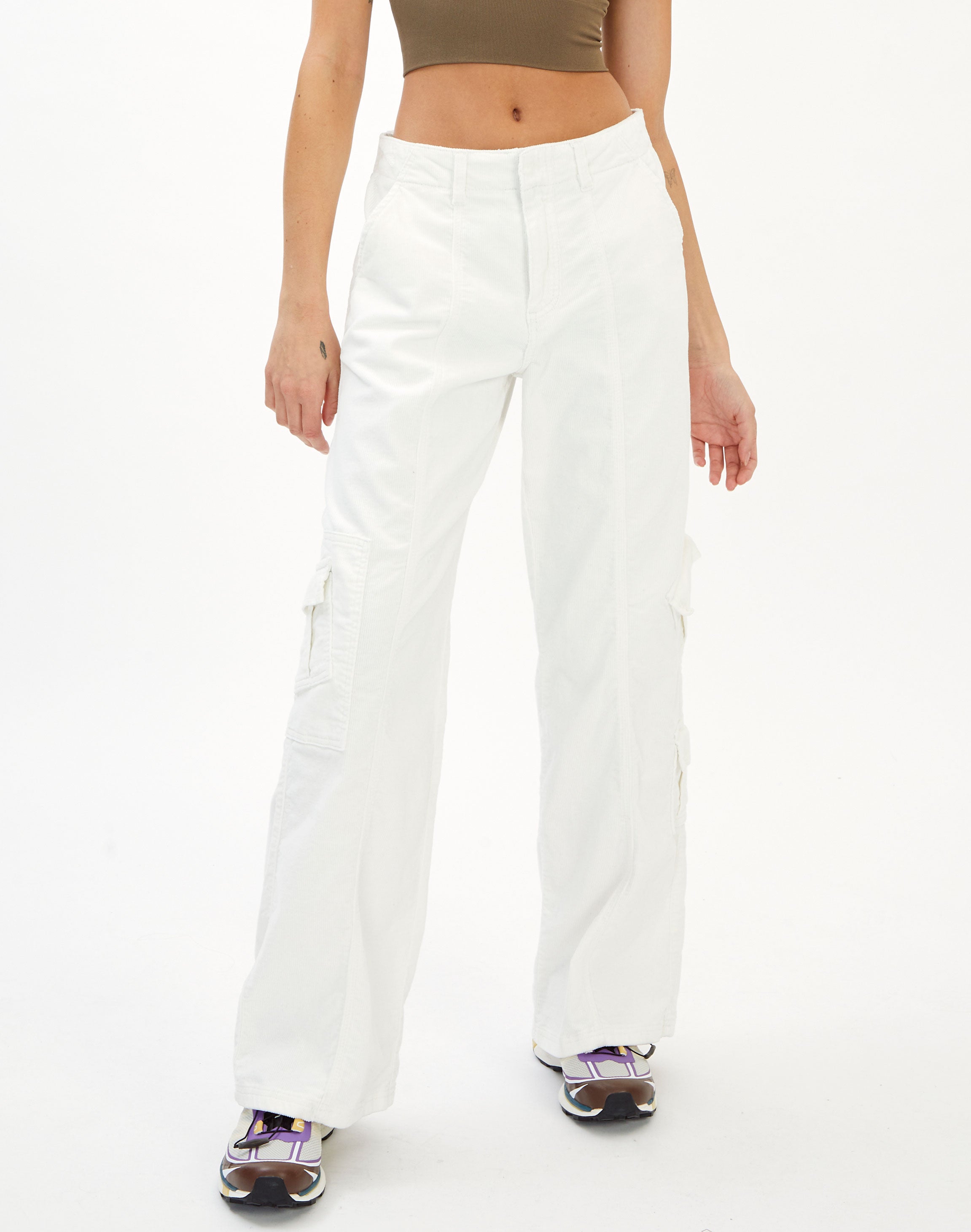 Low Rise Cotton Cargo Pant