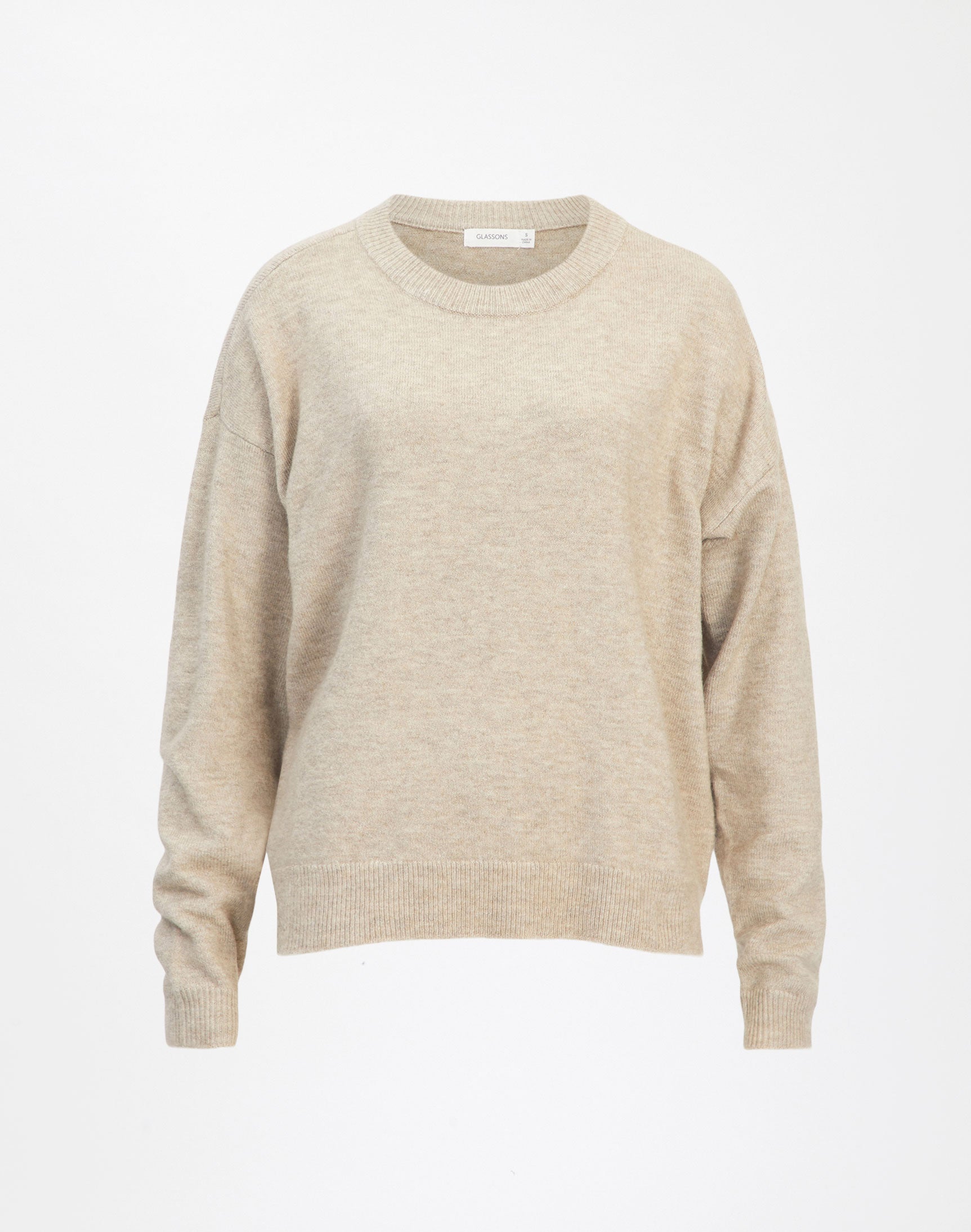 Recycled Full Length Knit Jumper in 