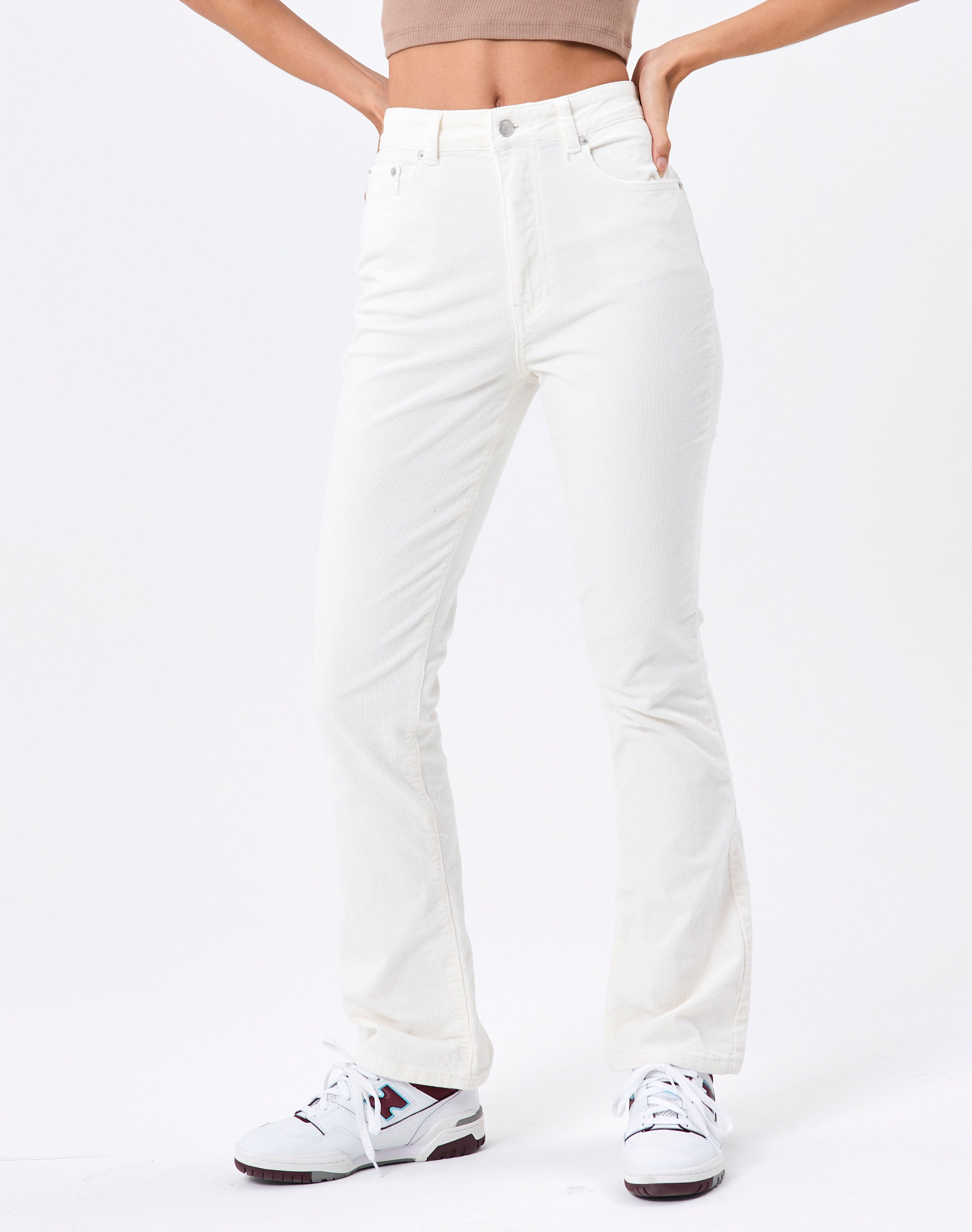 Recycled Mid Rise Slim Boot Cut Cord 