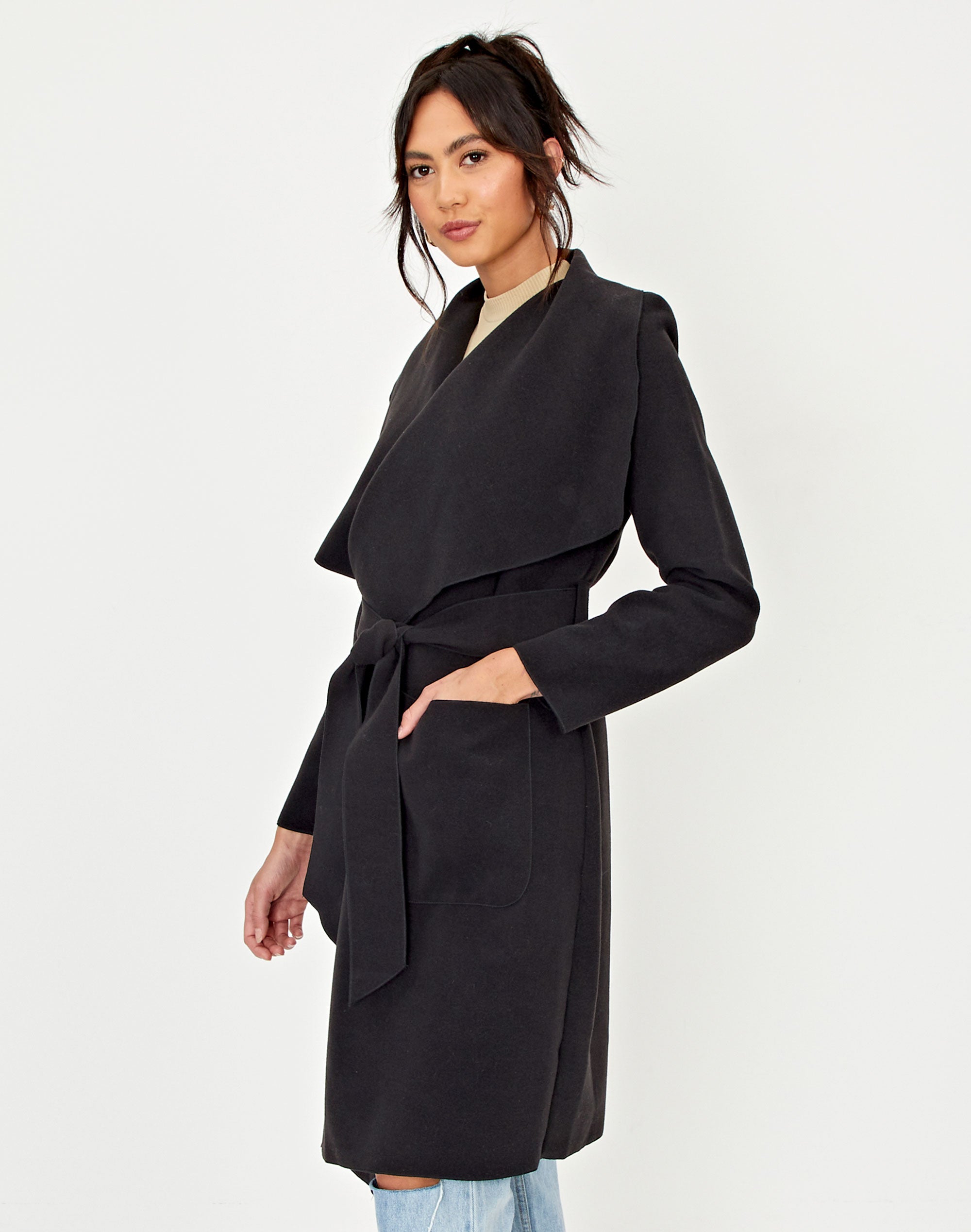 glassons waterfall coat