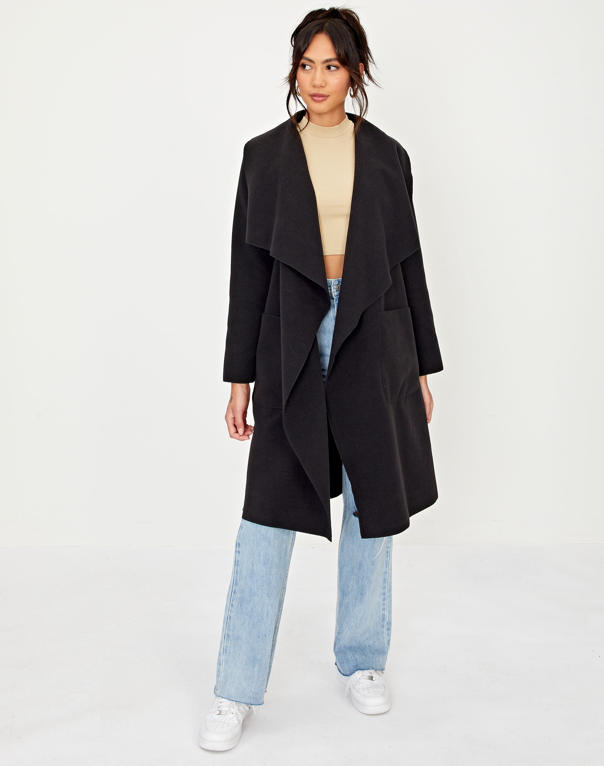 glassons waterfall coat