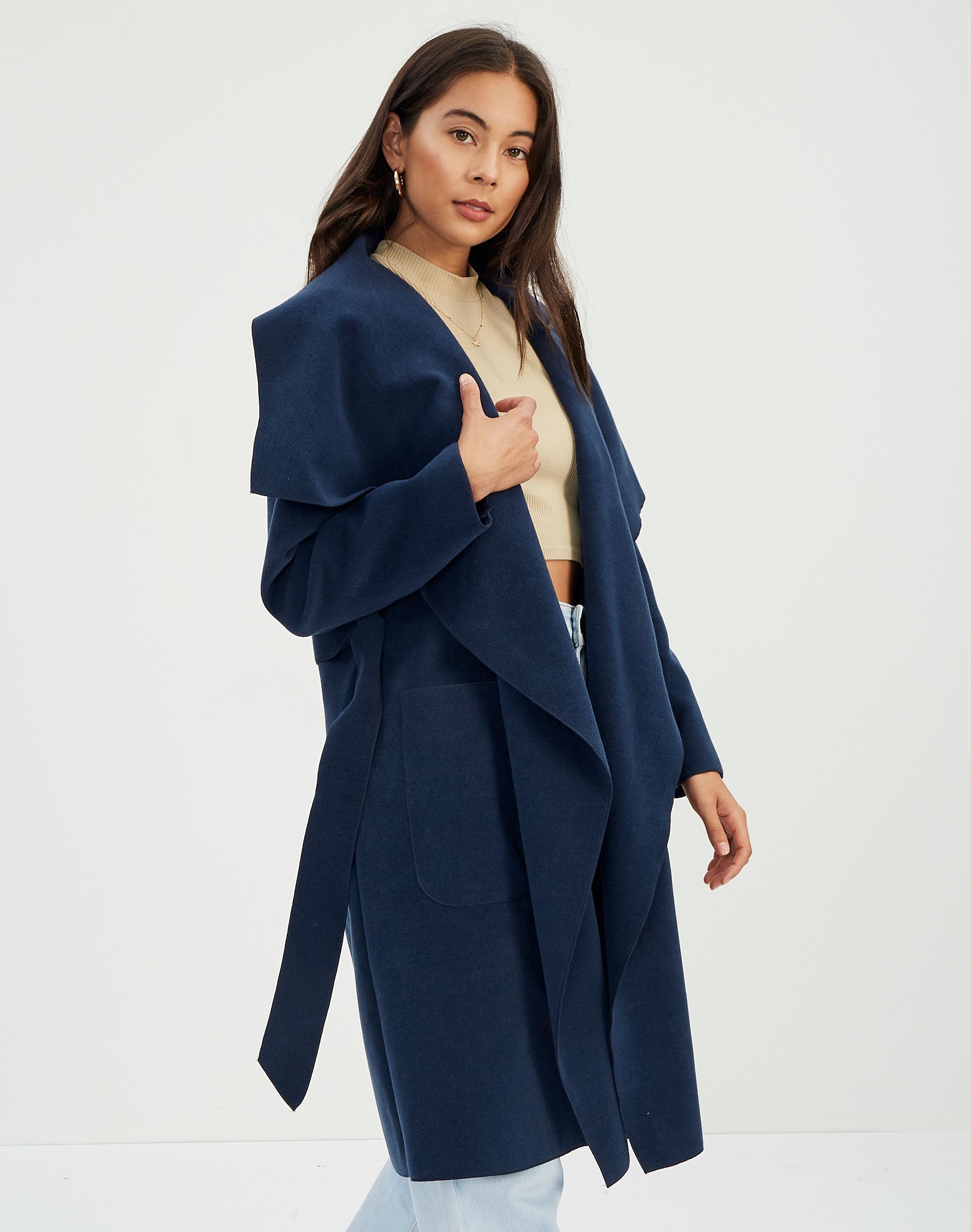glassons waterfall coat