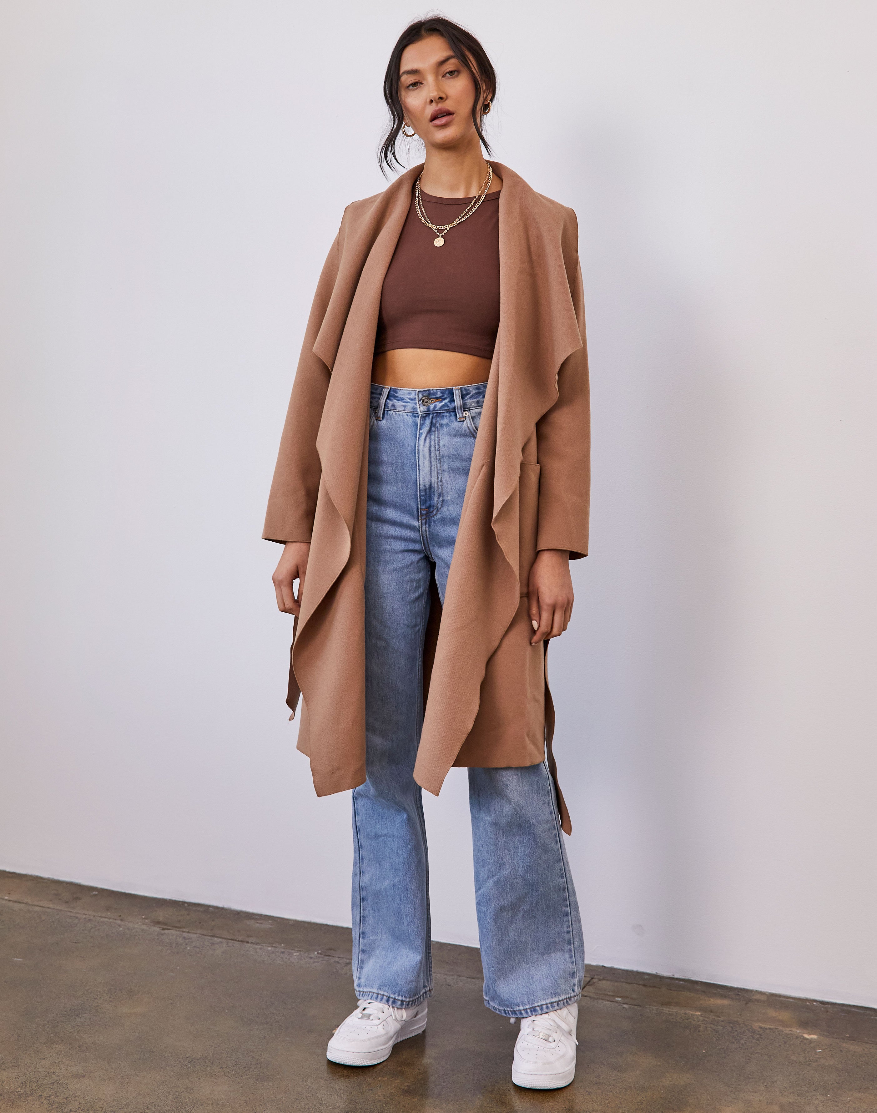 glassons waterfall coat