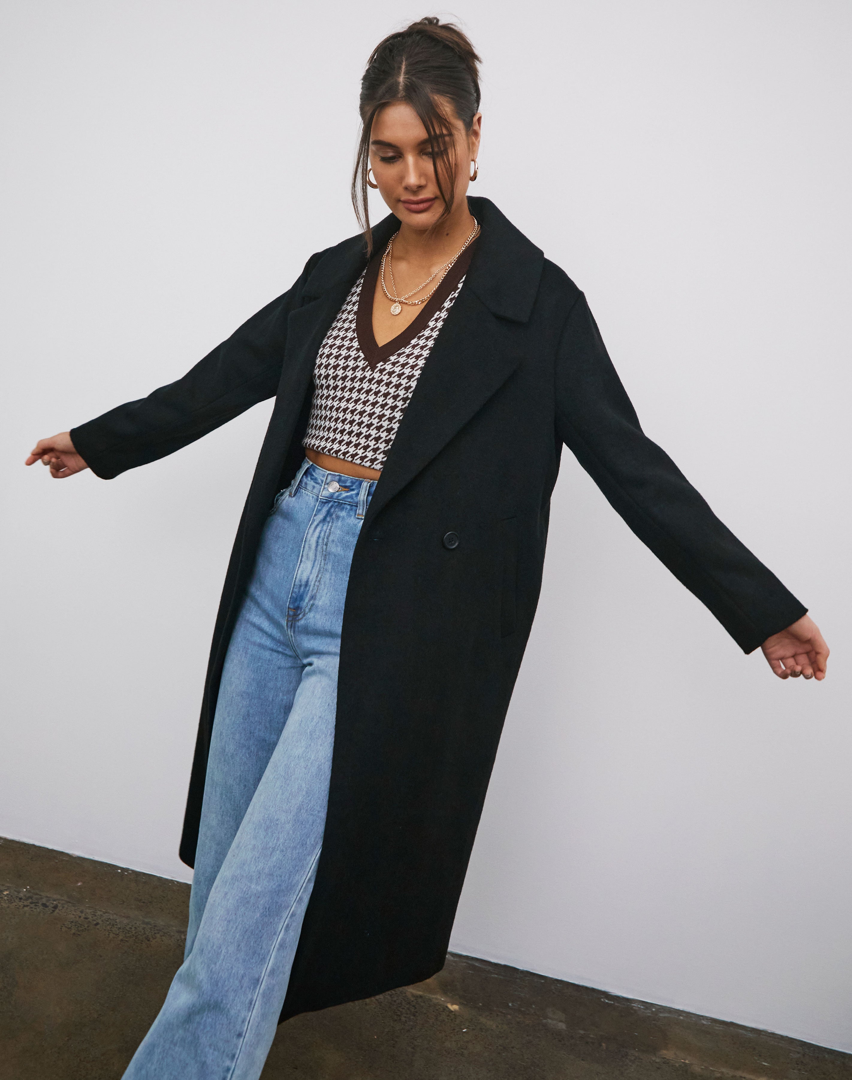 glassons waterfall coat