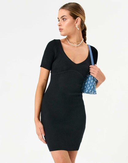 glassons ribbed knit dress