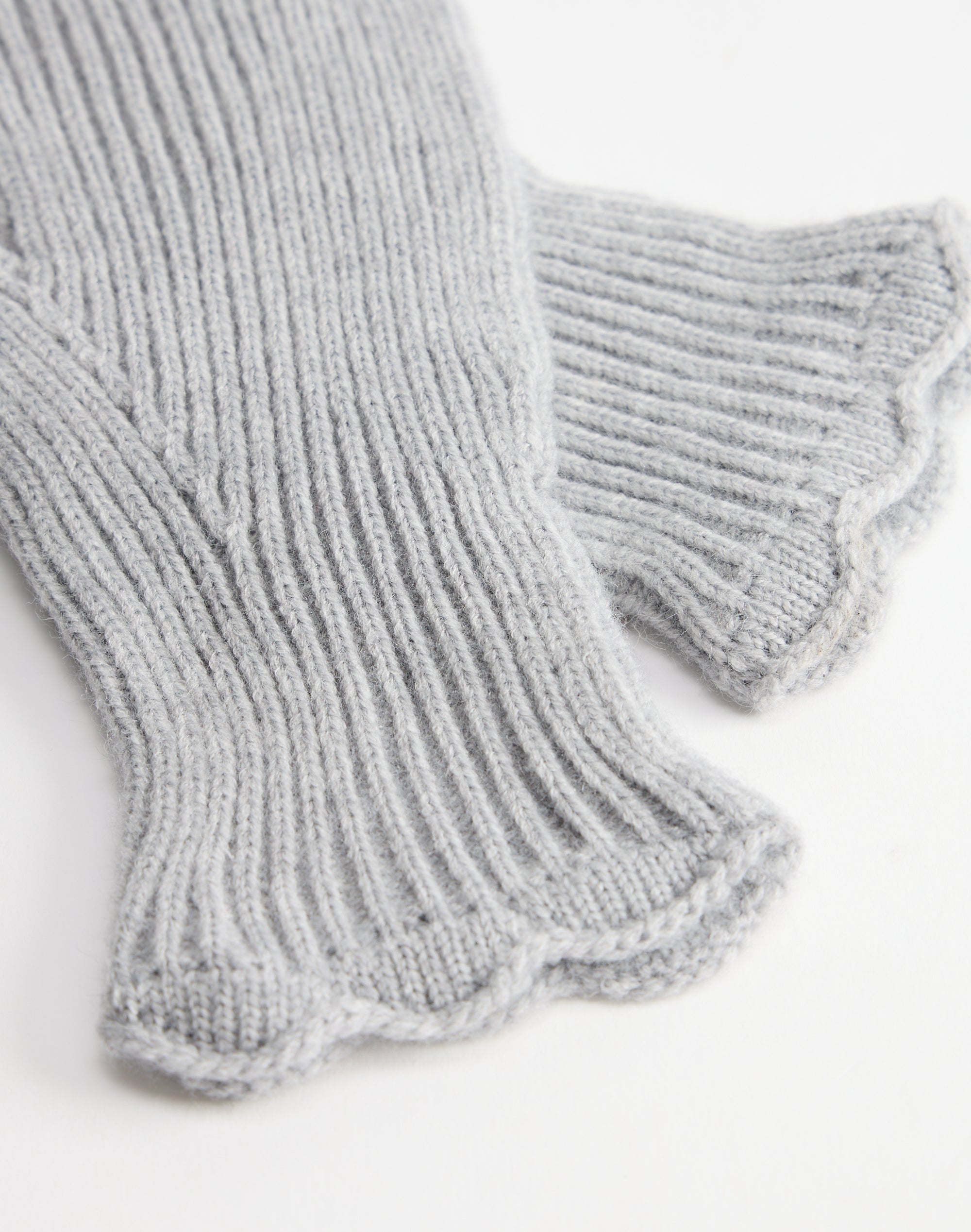 Knit Mittens in Grey Marle | Glassons AU