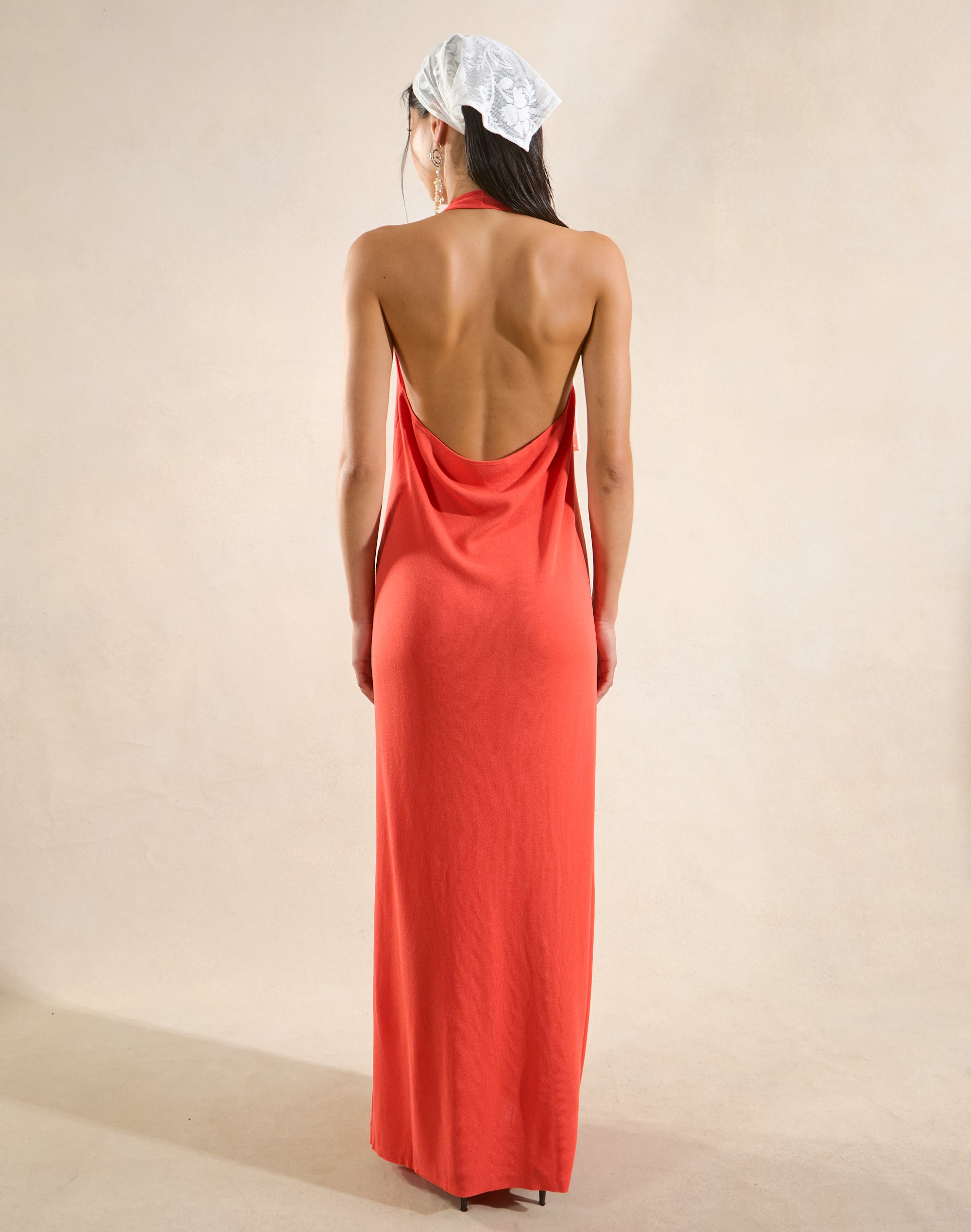 glassons knit dresses High Neck Knit Maxi Dress