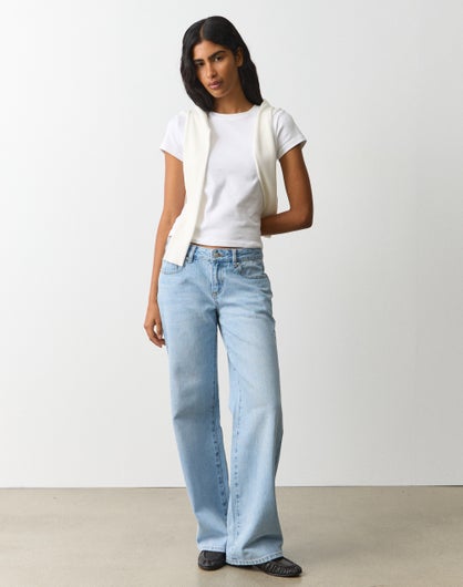 Low Rise Straight Leg Jean