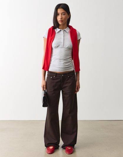 Low Rise Straight Leg Jean