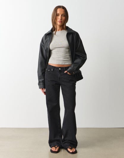 Low Rise Straight Leg Jean