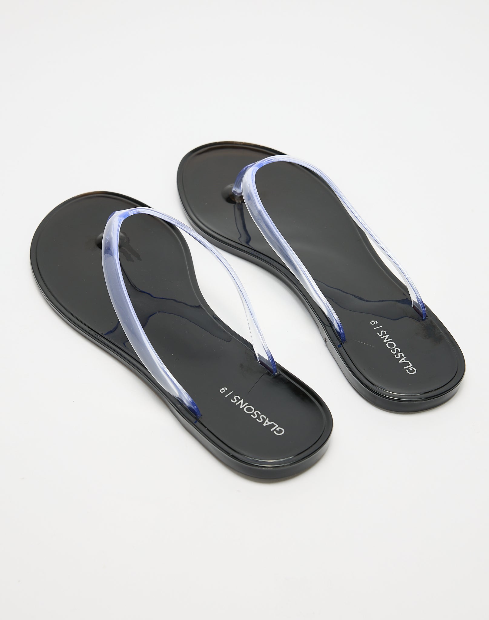Jelly Thong in Black X Clear Glassons AU