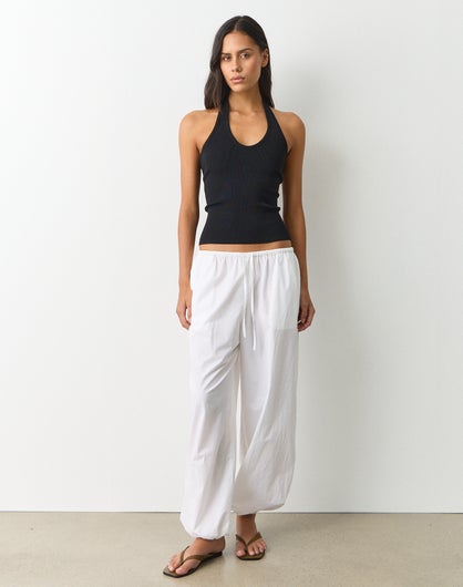 White Balloon Pants