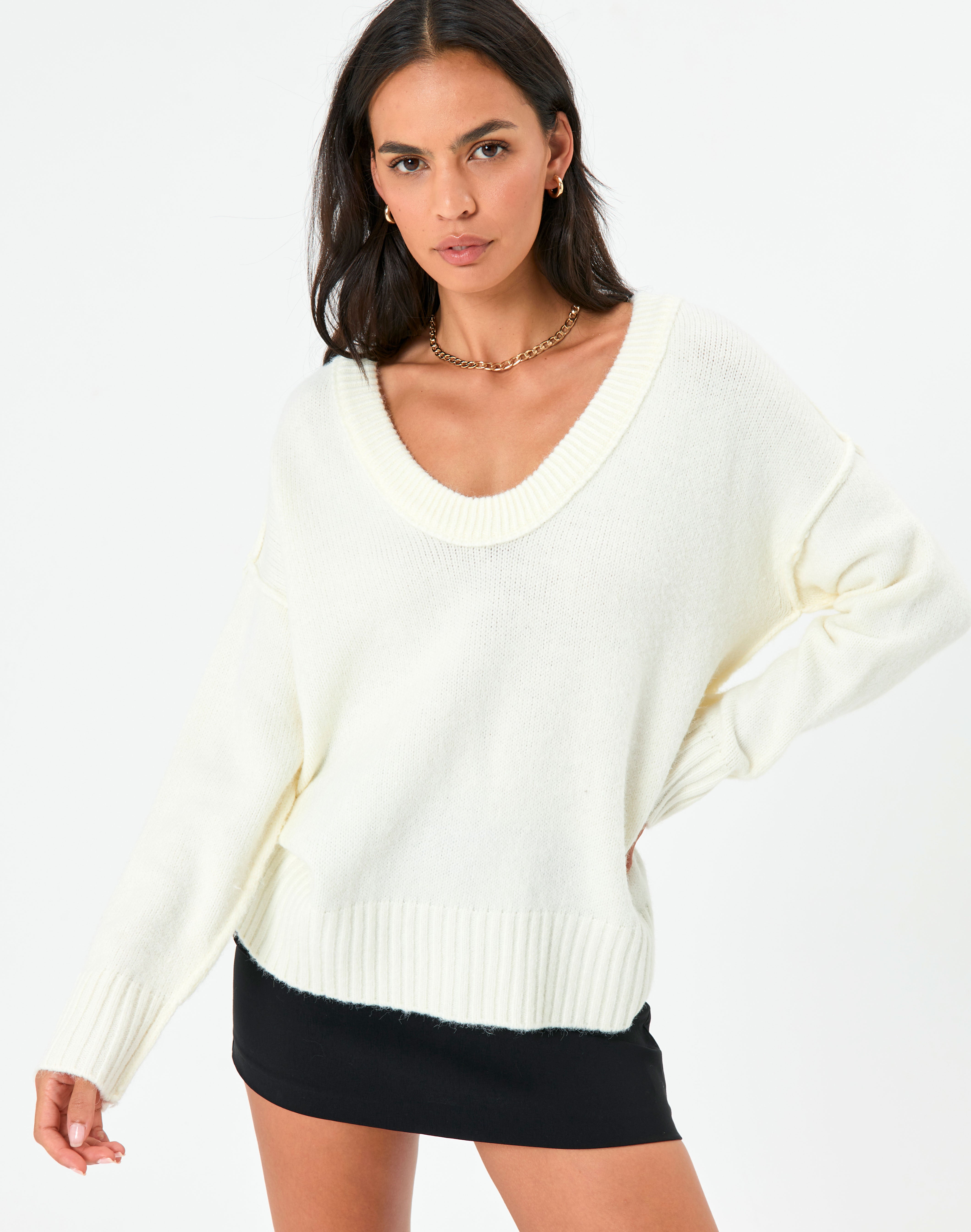 glassons oversized cable knit jumper