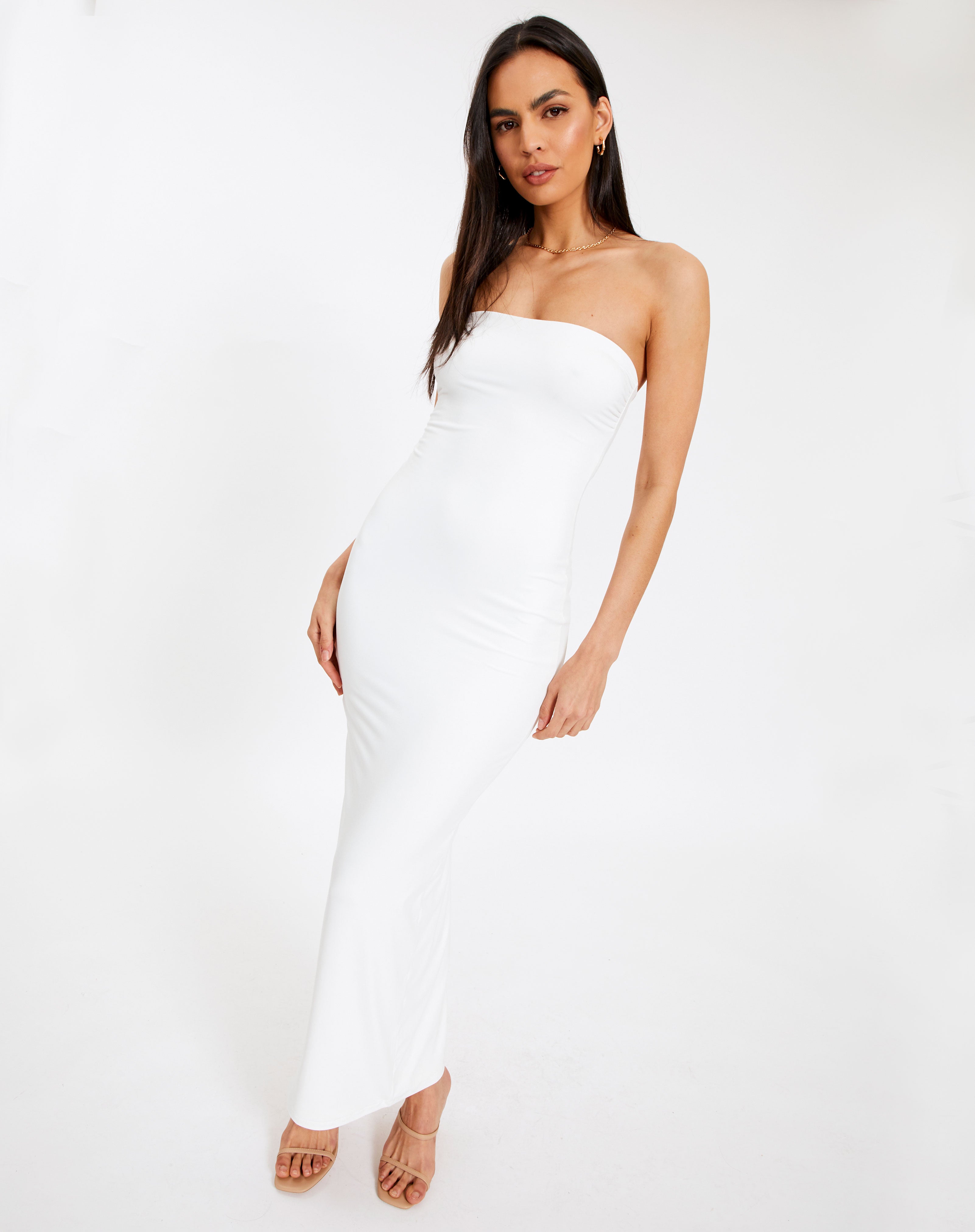 Strapless Slim Fit Supersoft Maxi Dress 