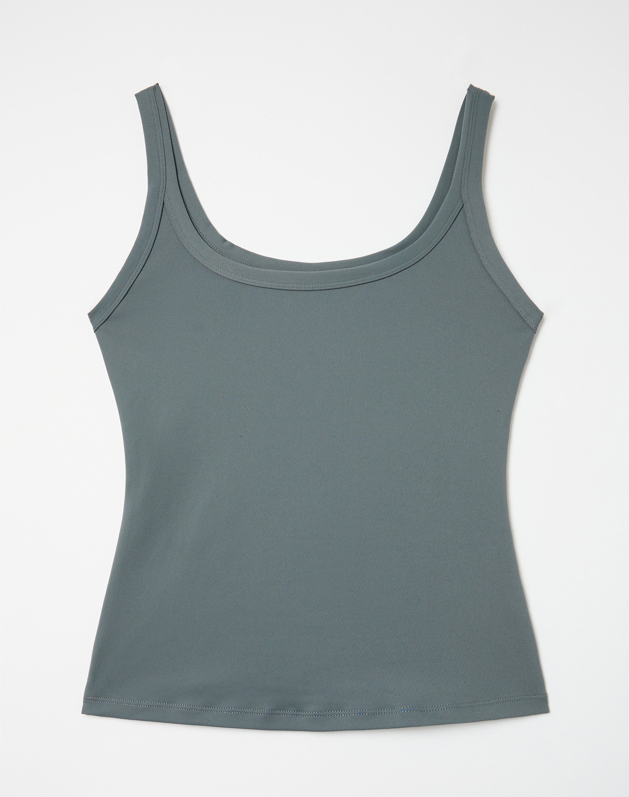Soft Sculpt Scoop Neck Tank in Obsidian Ash | Glassons US