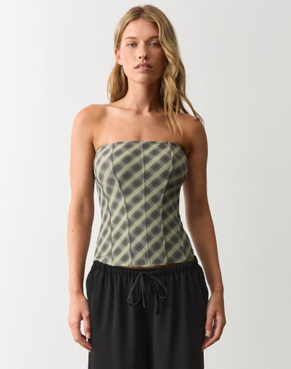 Strapless Mesh Sculpt Corset