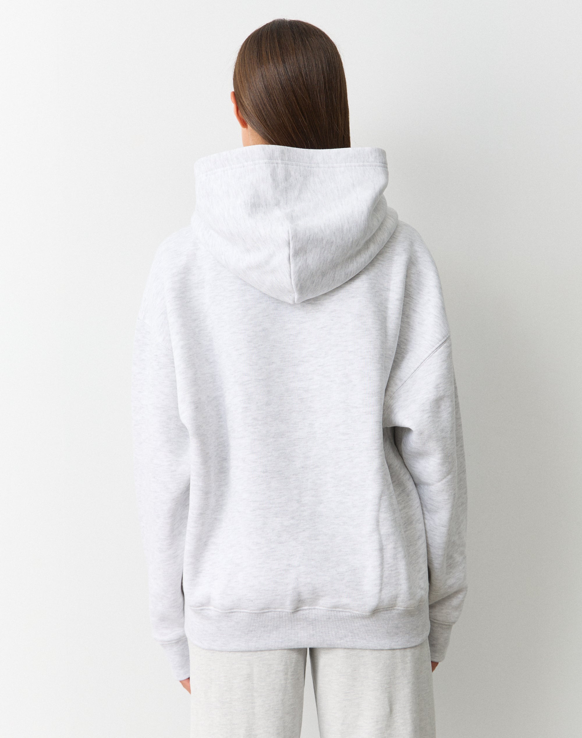 Oversized Hoodie in Snow Marle | Glassons AU