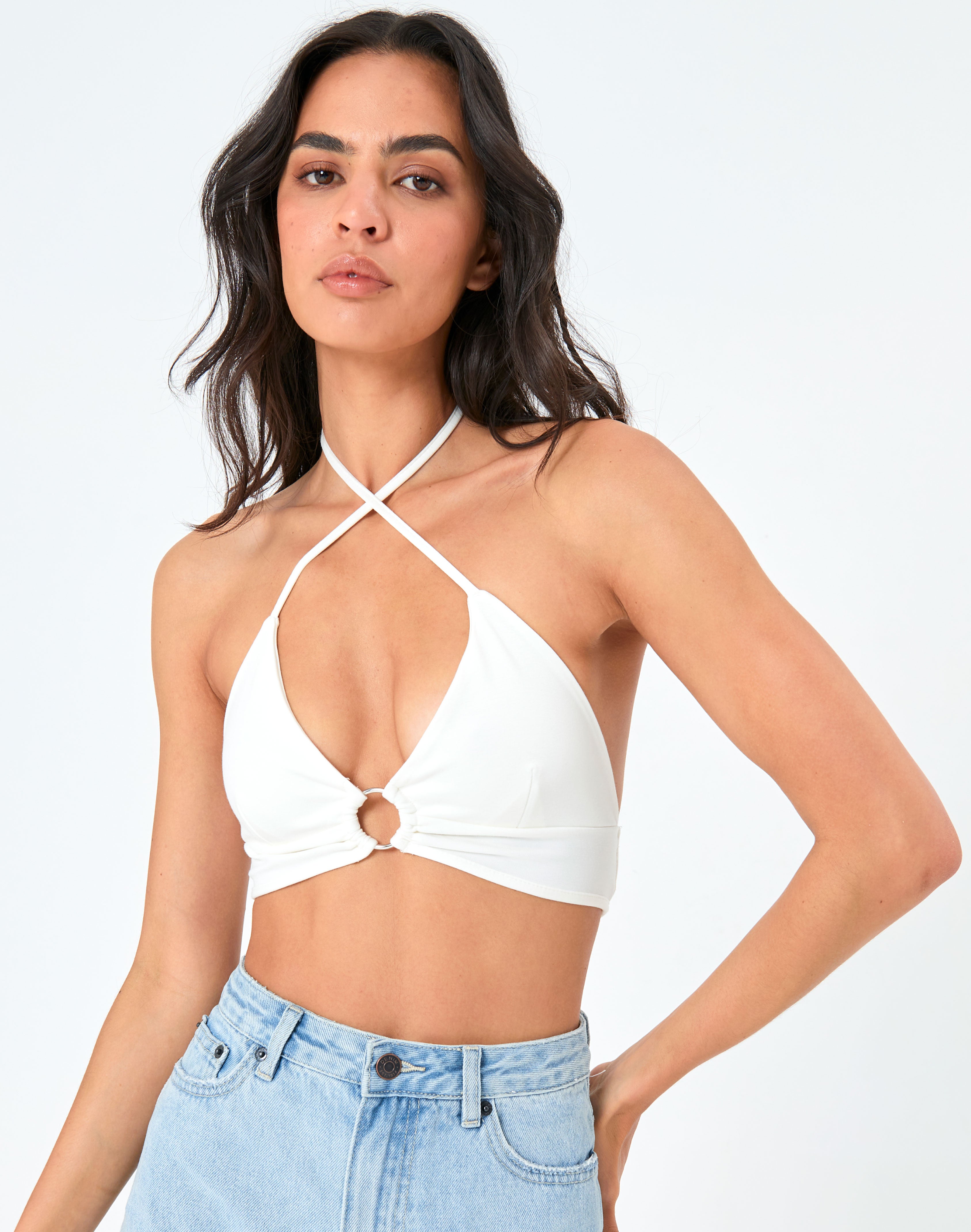 crop top with ring