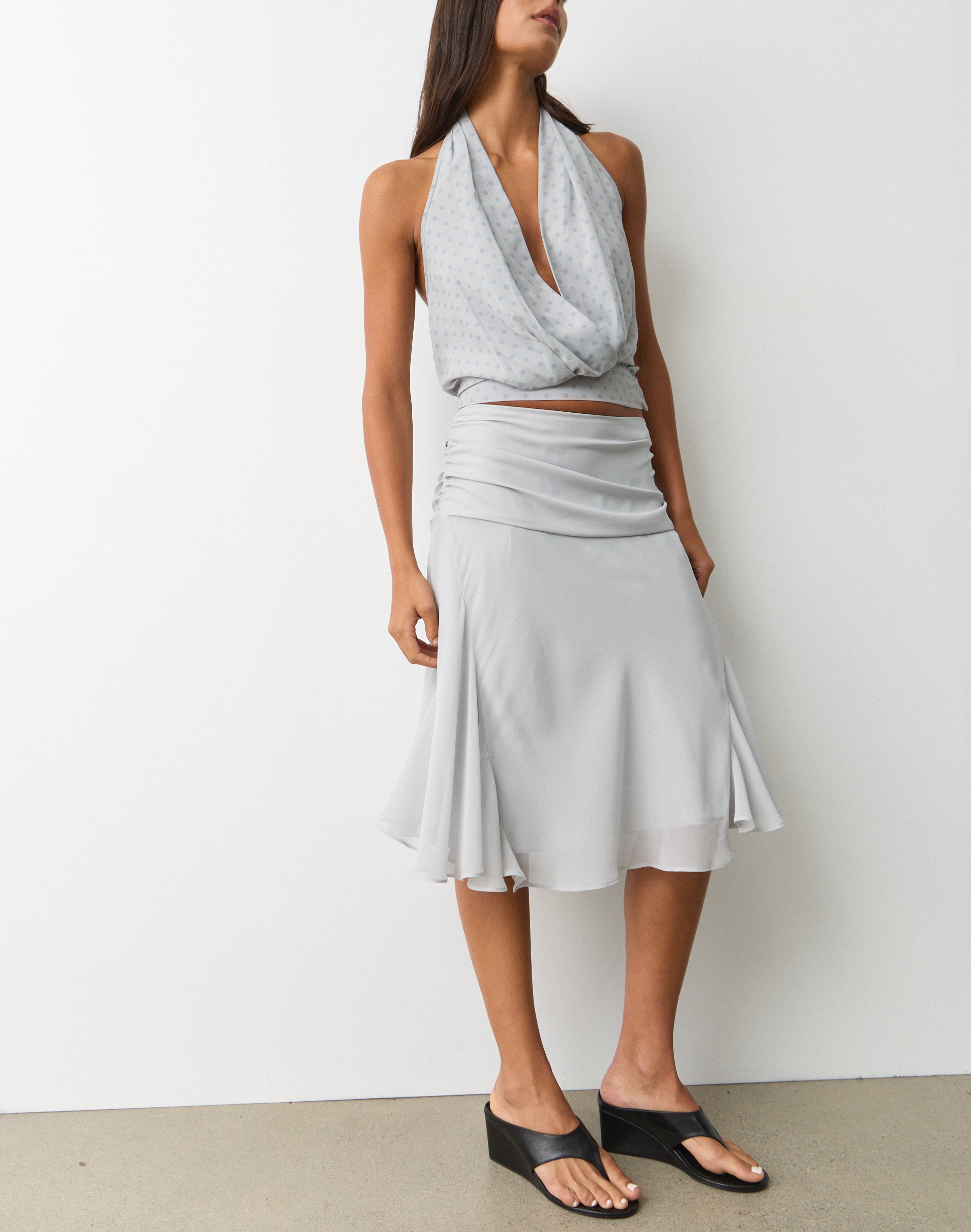 buy midi dress online Shop Soft Denim Midi Dress Online