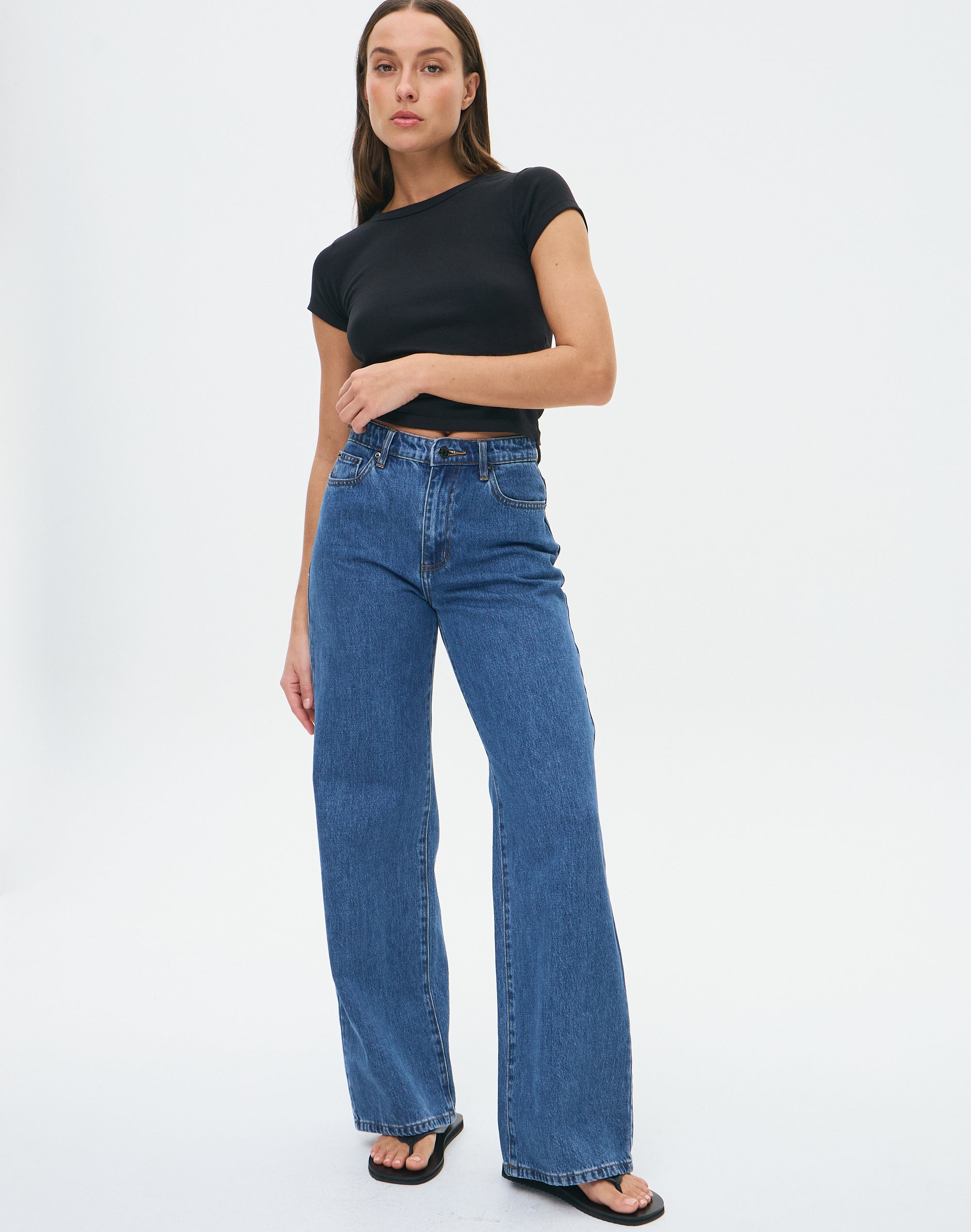 Womens High Waisted Jeans | High Rise Jeans | Glassons AU